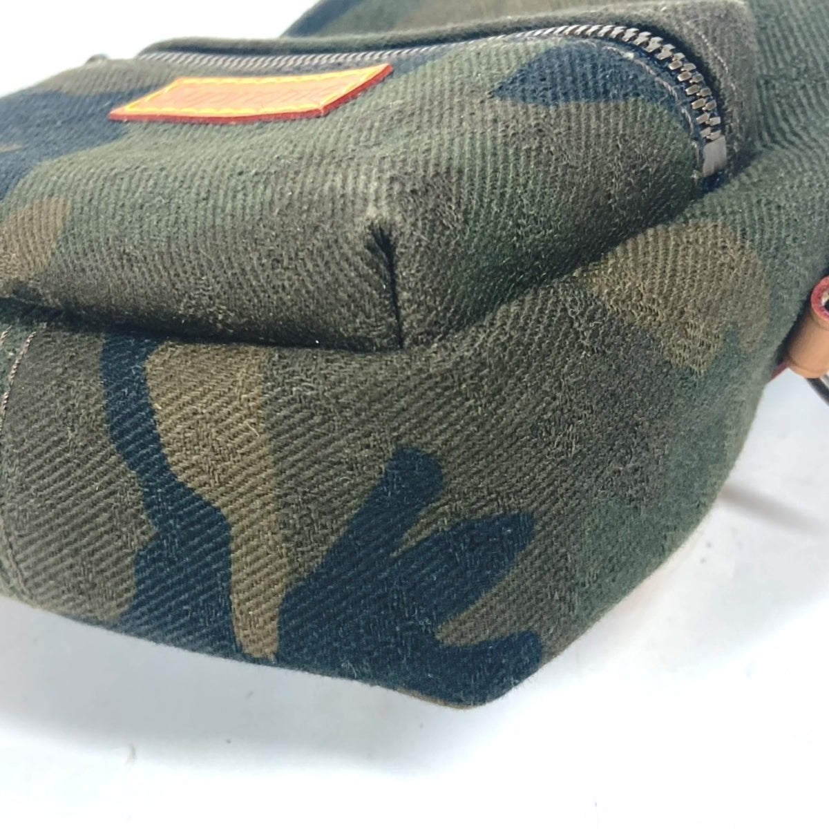 Louis Vuitton Camouflage Green Canvas Backpack (Pre-Owned)