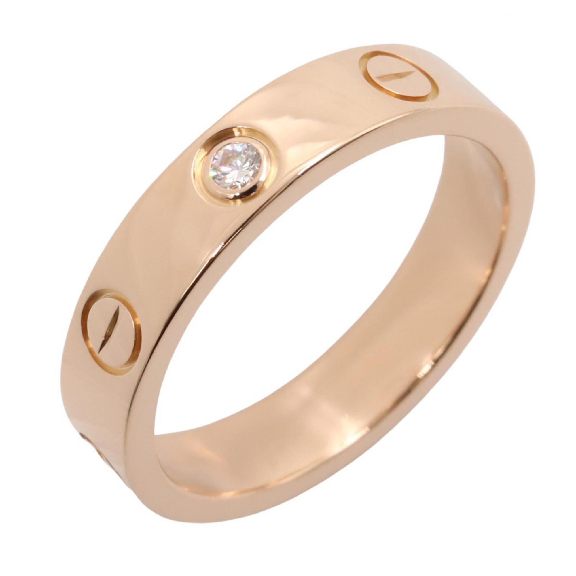 Cartier Gold Clear Pink Gold (18K) Band Ring (Pre-Owned)