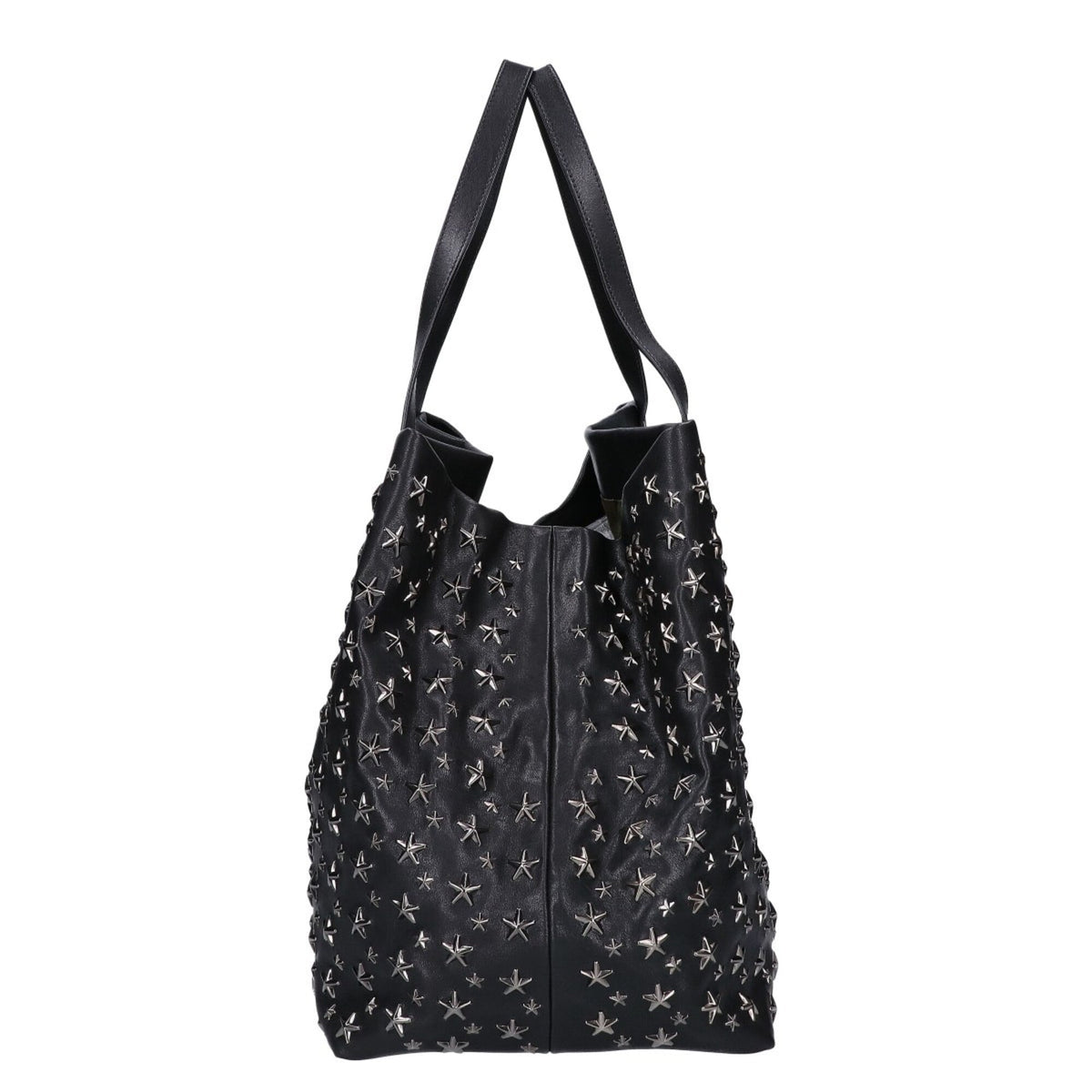 Jimmy Choo Black Leather Tote Bag (Pre-Owned)