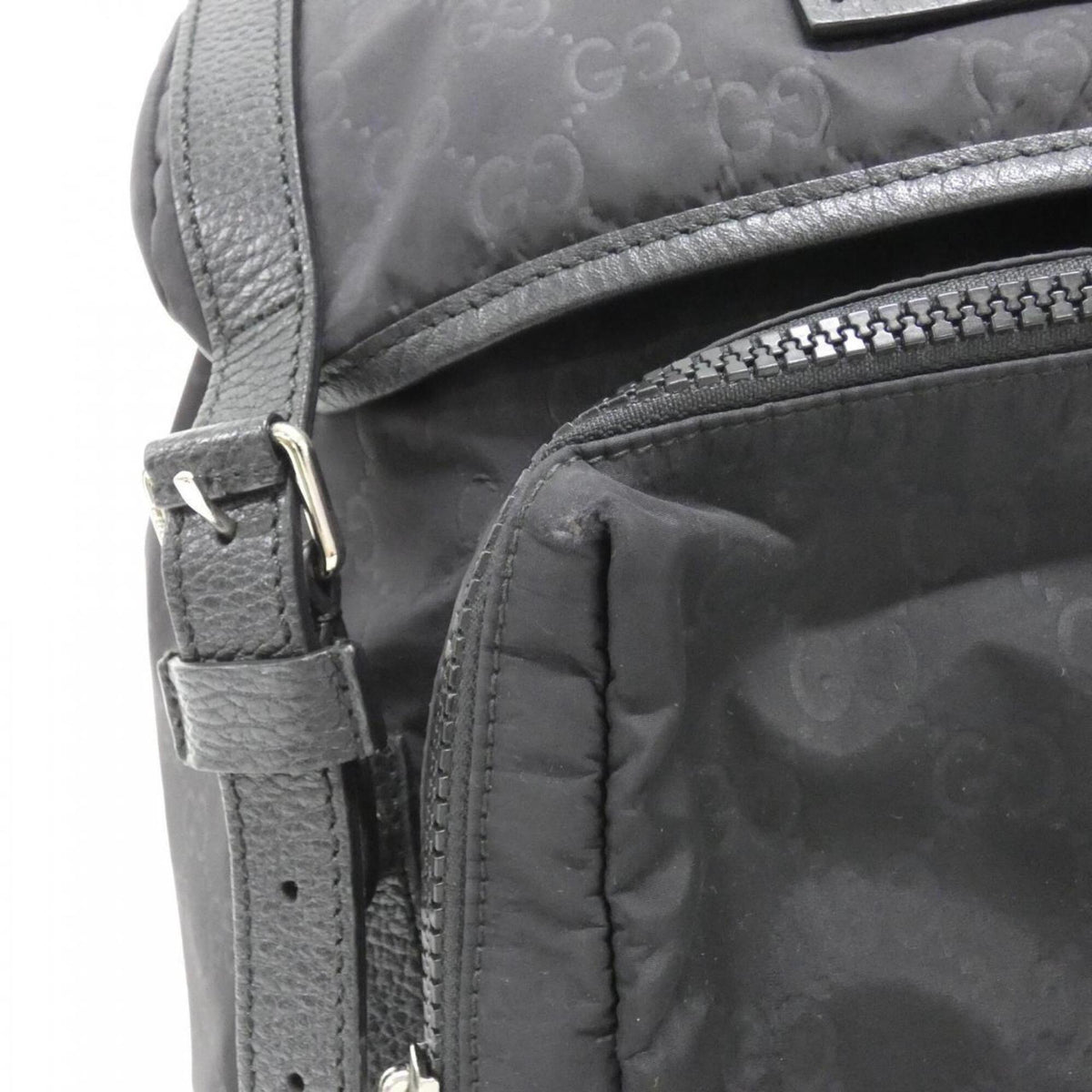 Gucci Black Nylon Backpack (Pre-Owned)