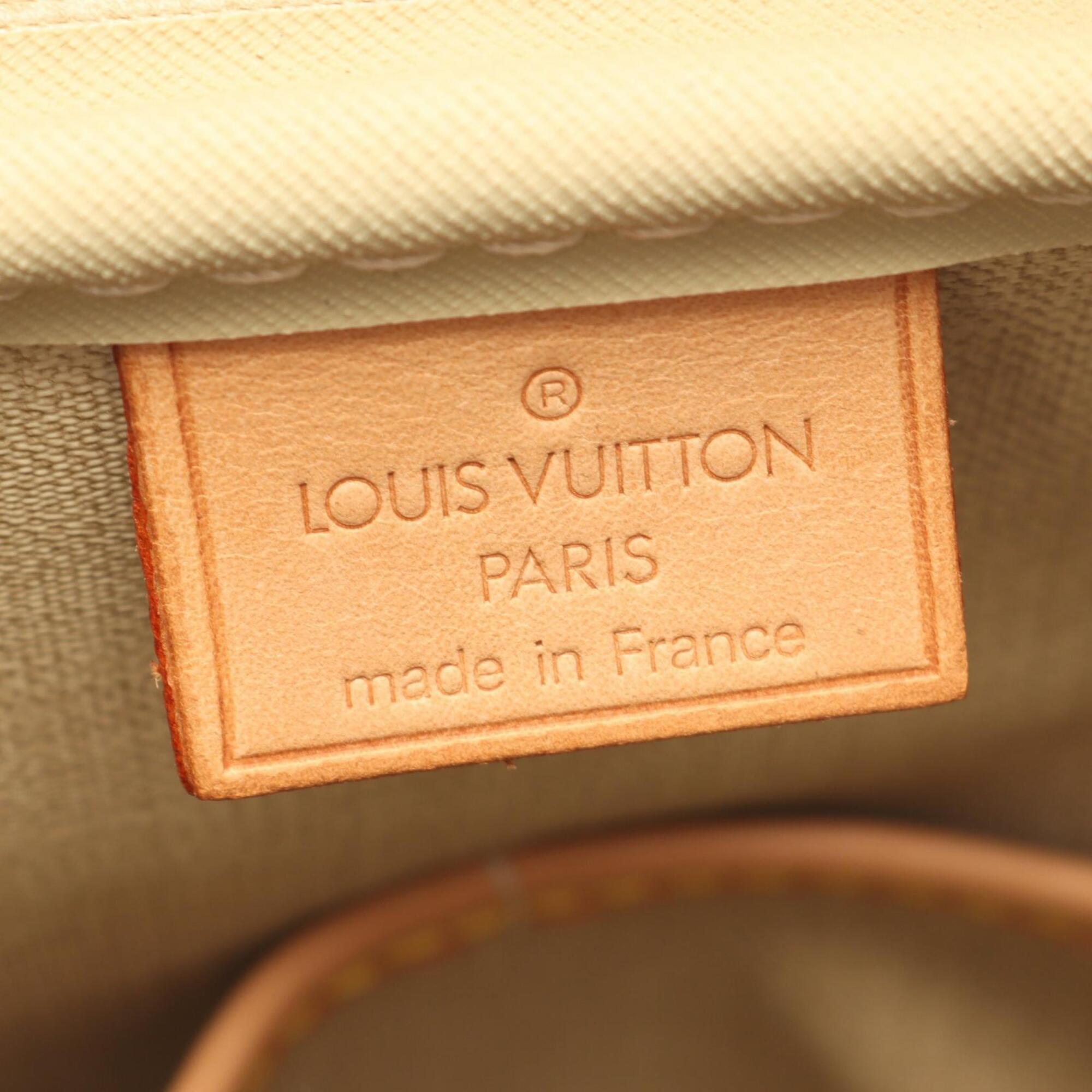 Louis Vuitton Brown Monogram Leather Handbag (Pre-Owned)