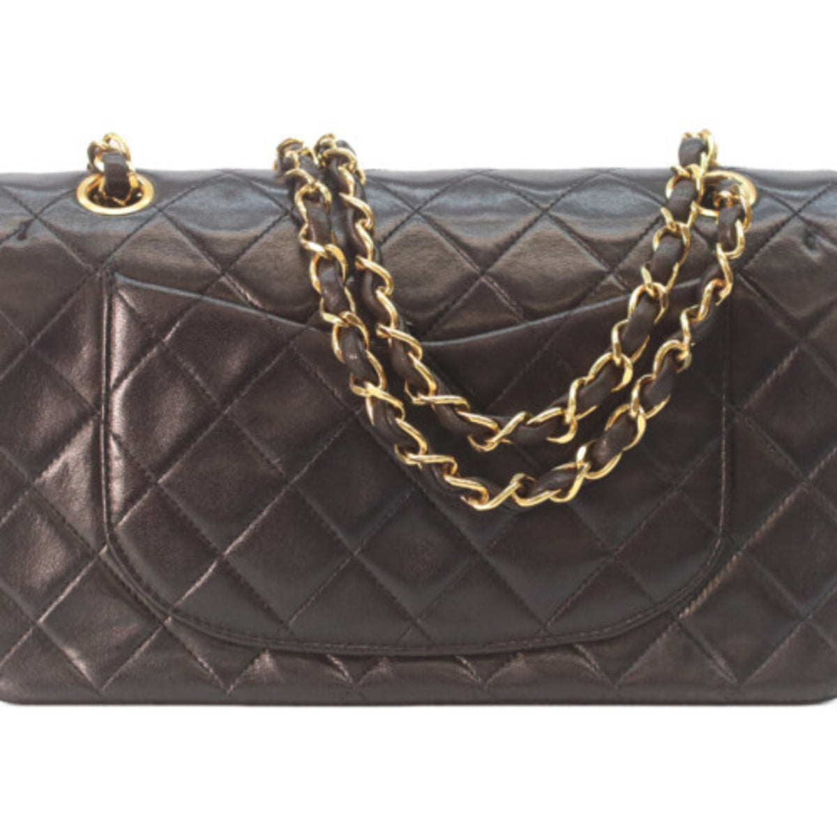Chanel Black Leather Shoulder Bag (Pre-Owned)