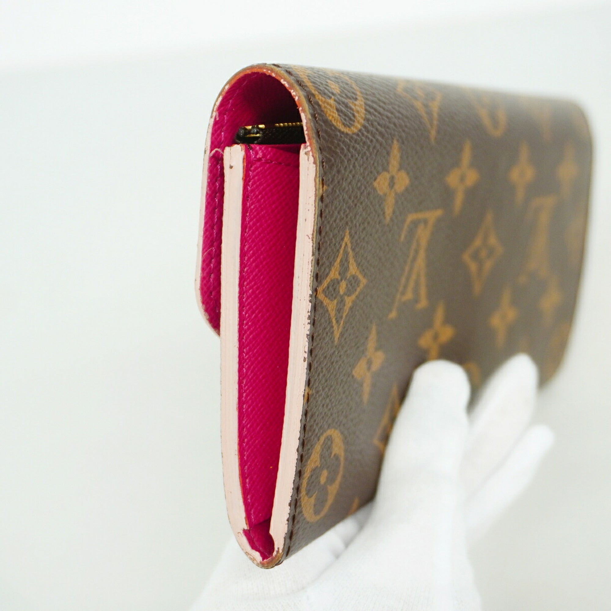 Louis Vuitton Hot Pink Long Wallet (Bi-Fold) (Pre-Owned)
