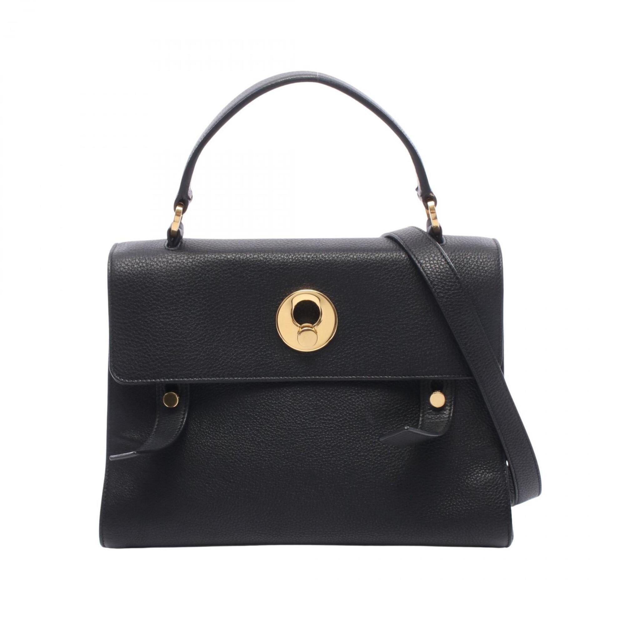 Yves Saint Laurent Black Leather Handbag (Pre-Owned)