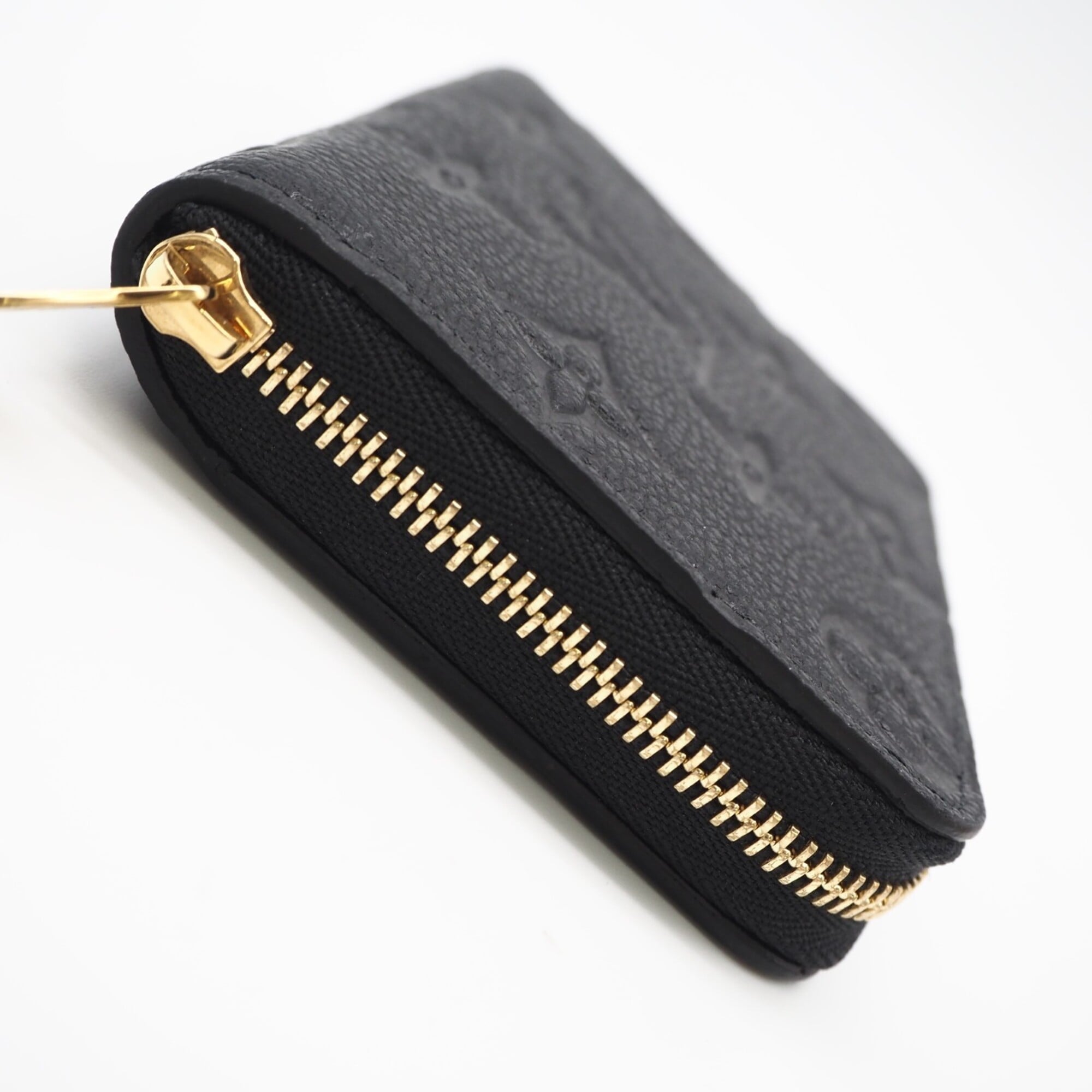 Louis Vuitton Monogram Empreinte Black Noir Leather Coin Purse/Coin Case (Pre-Owned)
