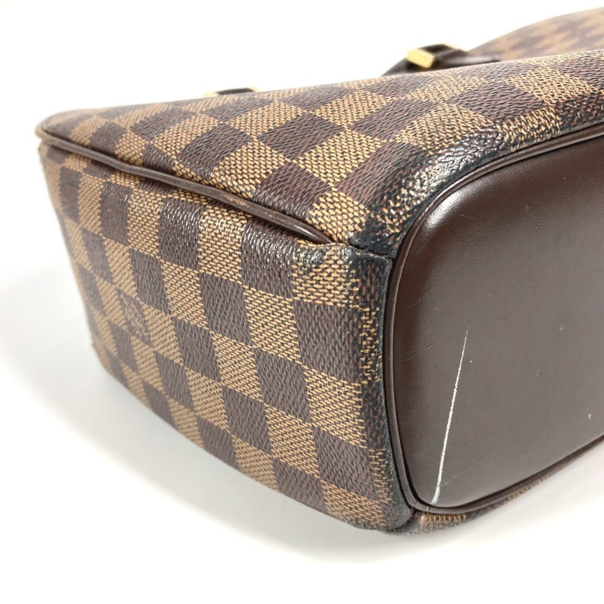 Louis Vuitton Brown Ebene Damier Canvas Handbag Shoulder Bag Tote Bag (Pre-Owned)