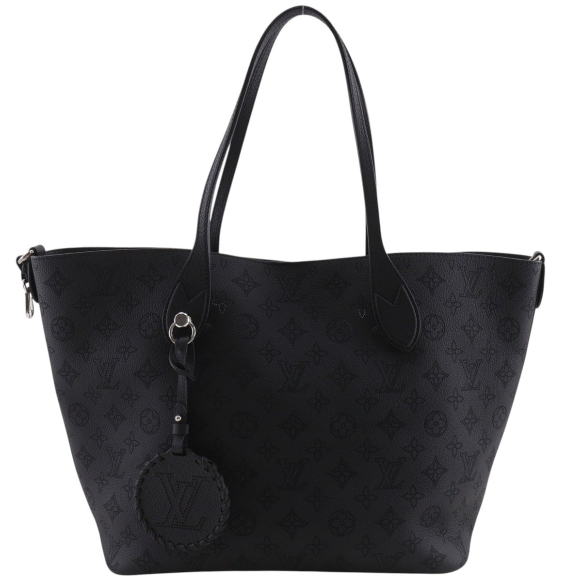 Louis Vuitton Black Noir Monogram Mahina Leather Tote Bag (Pre-Owned)
