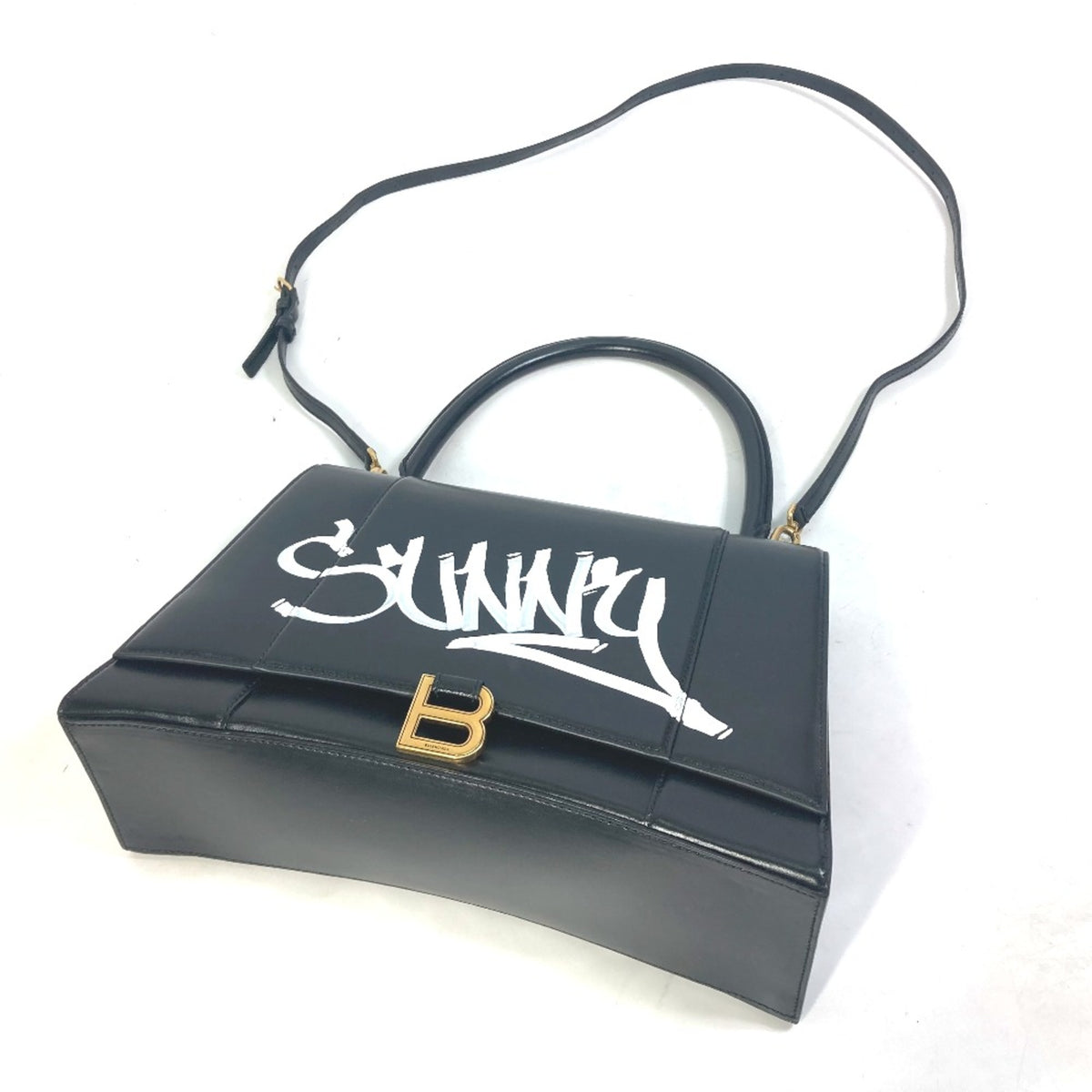 Balenciaga Black Leather Handbag (Pre-Owned)