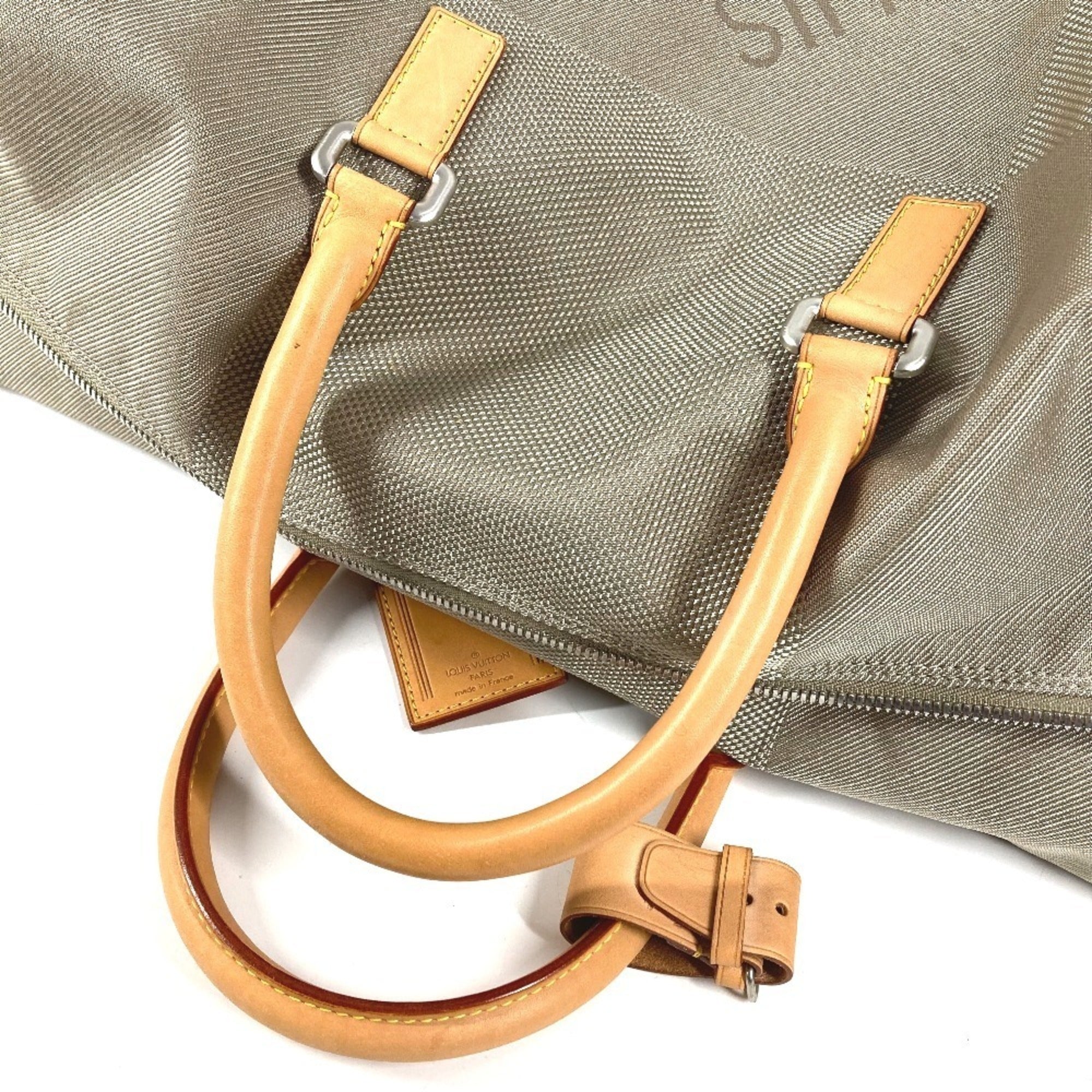 Louis Vuitton Beige Sable Damier Geant Canvas Boston Bag Shoulder Bag (Pre-Owned)