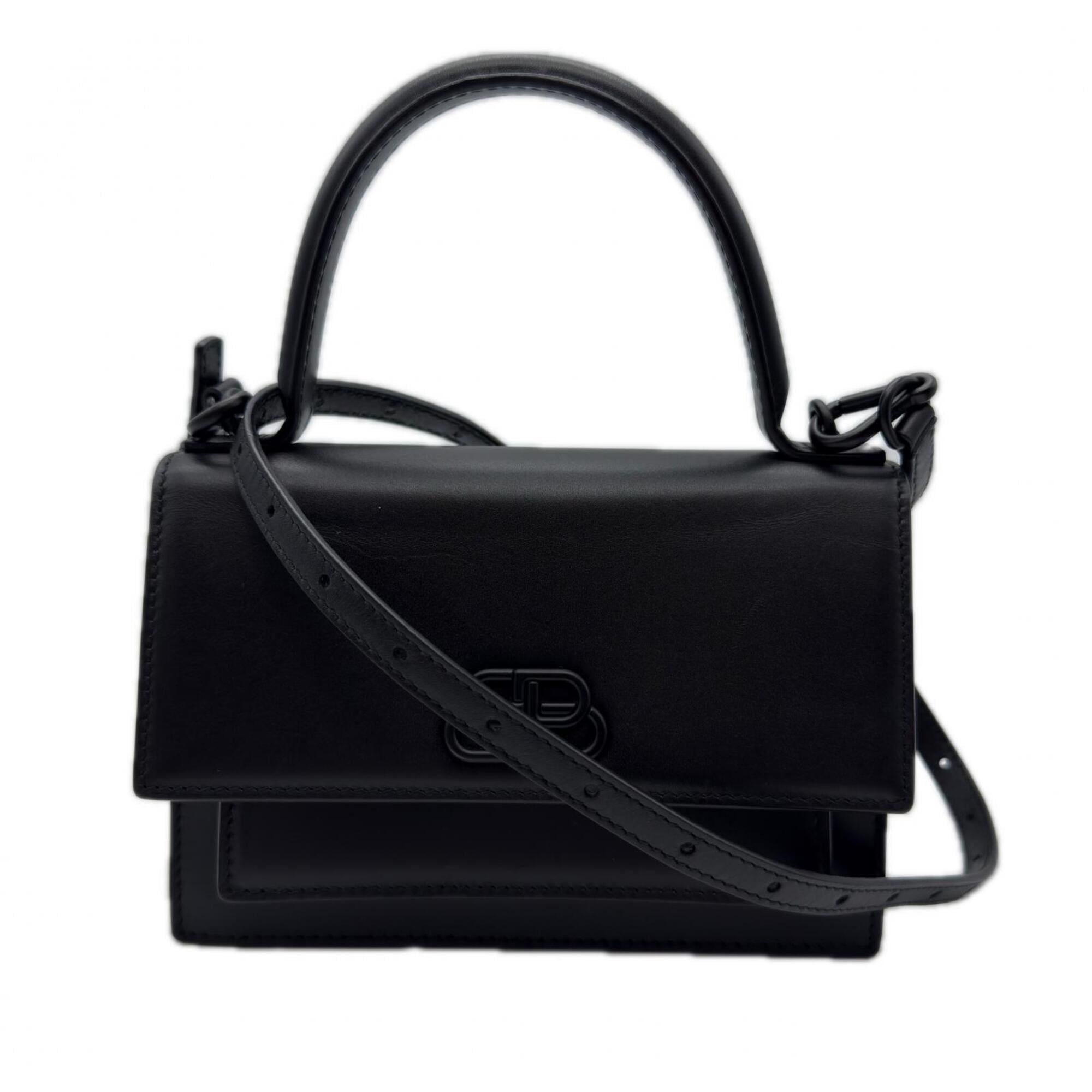 Balenciaga Black Leather Handbag (Pre-Owned)