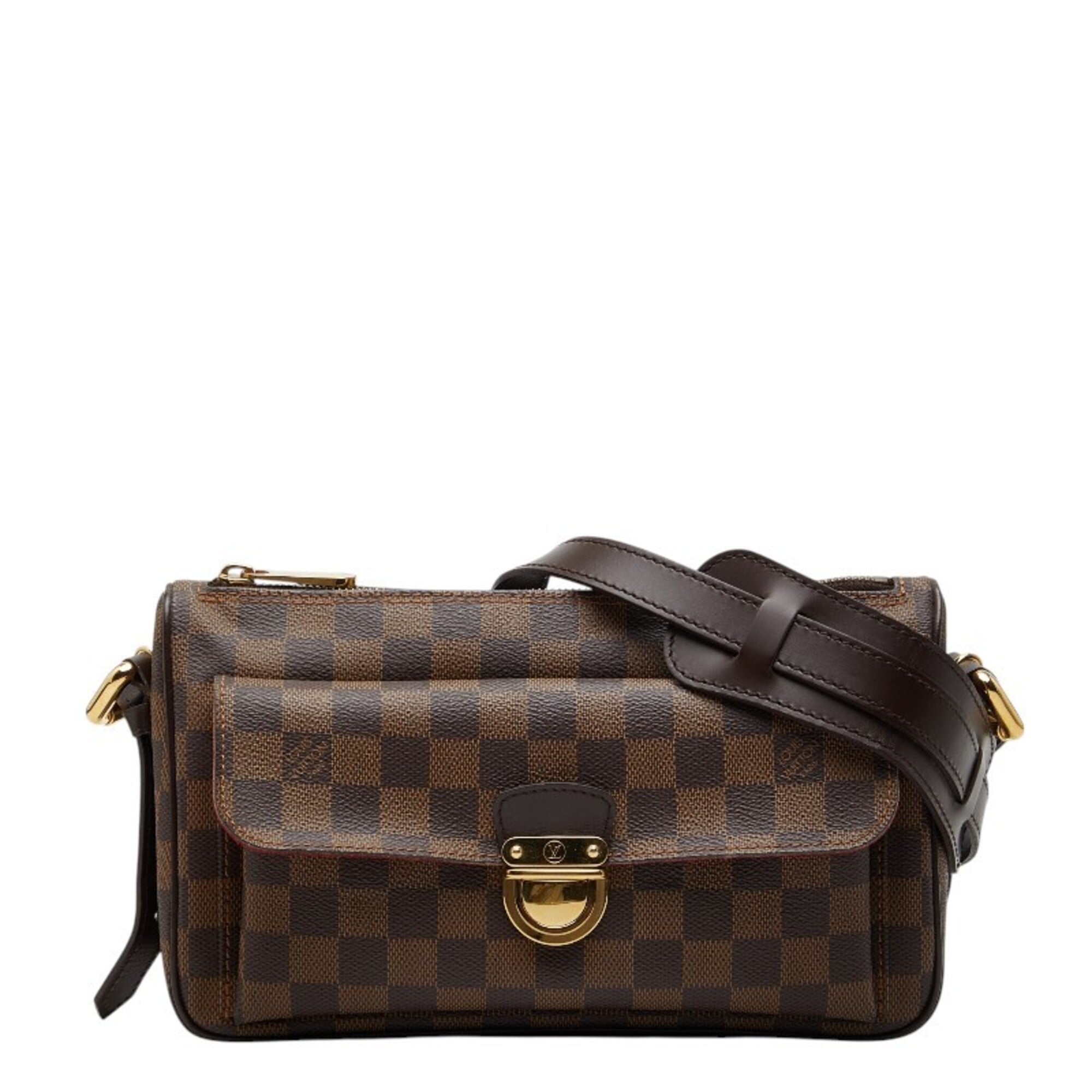 Louis Vuitton Damier Brown Pvc Leather Shoulder Bag (Pre-Owned)