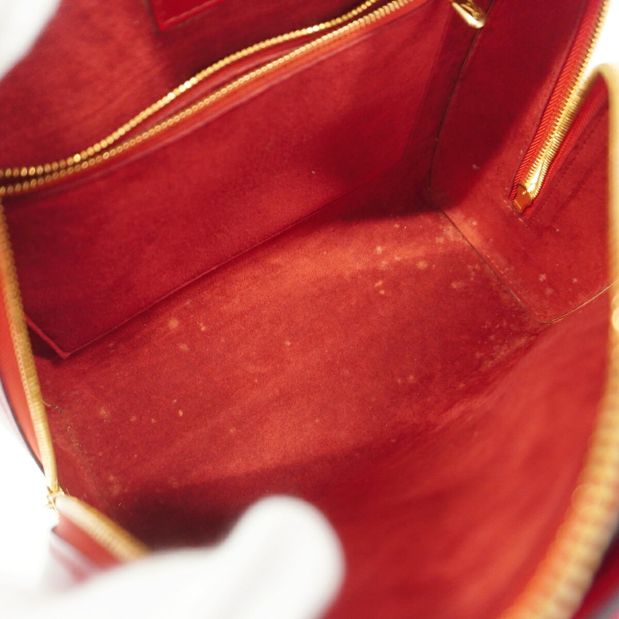 Louis Vuitton Castilian Red Handbag (Pre-Owned)