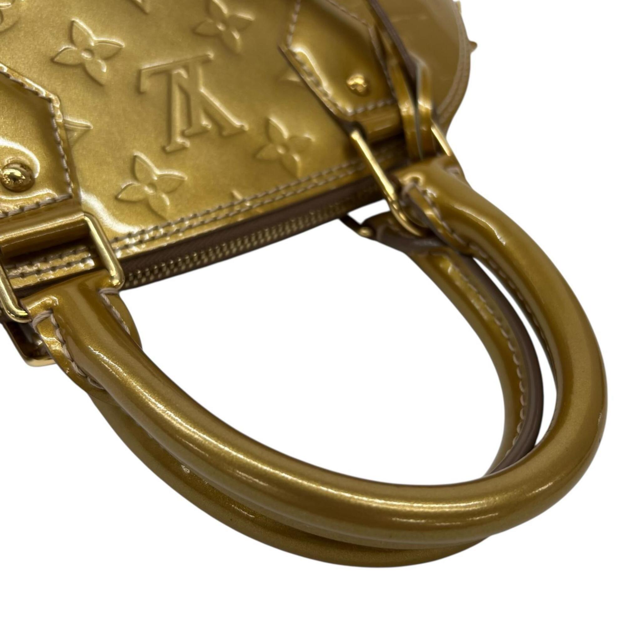 Louis Vuitton Beige Poodle Monogram Vernis Handbag (Pre-Owned)