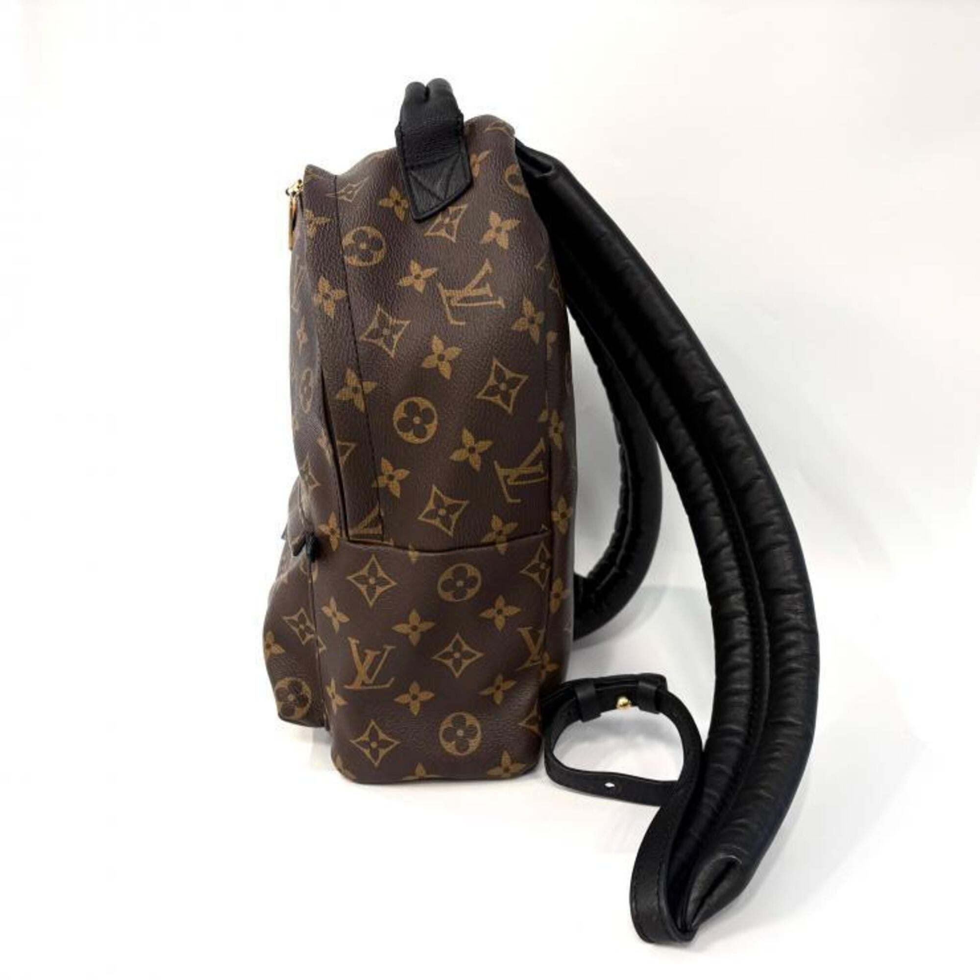Louis Vuitton Black Brown Monogram Monogram Backpack (Pre-Owned)
