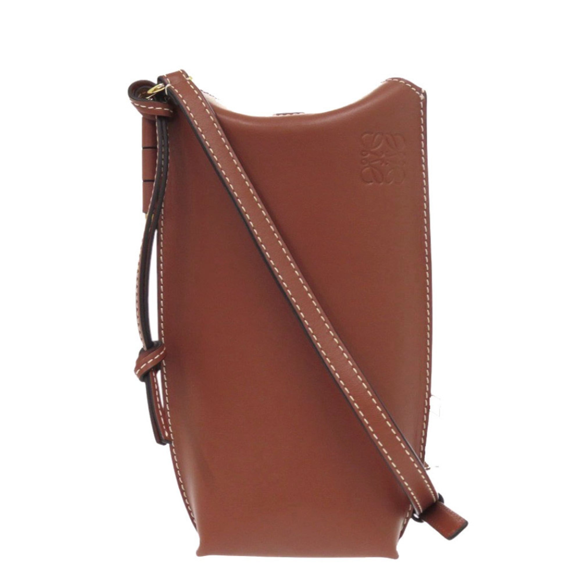 Loewe Brown Leather Shoulder Bag (Pre-Owned)