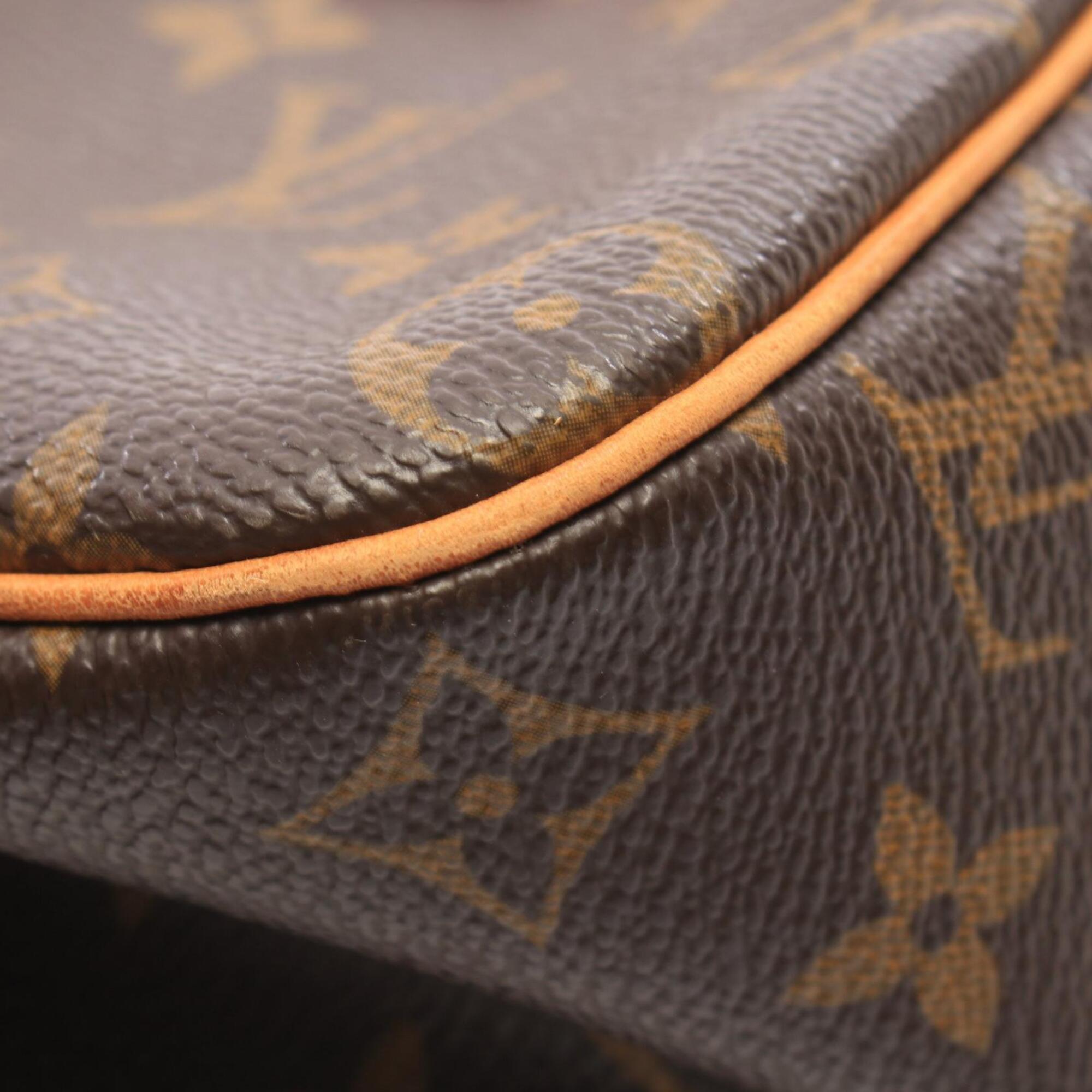 Louis Vuitton Brown Pvc Handbag Shoulder Bag (Pre-Owned)