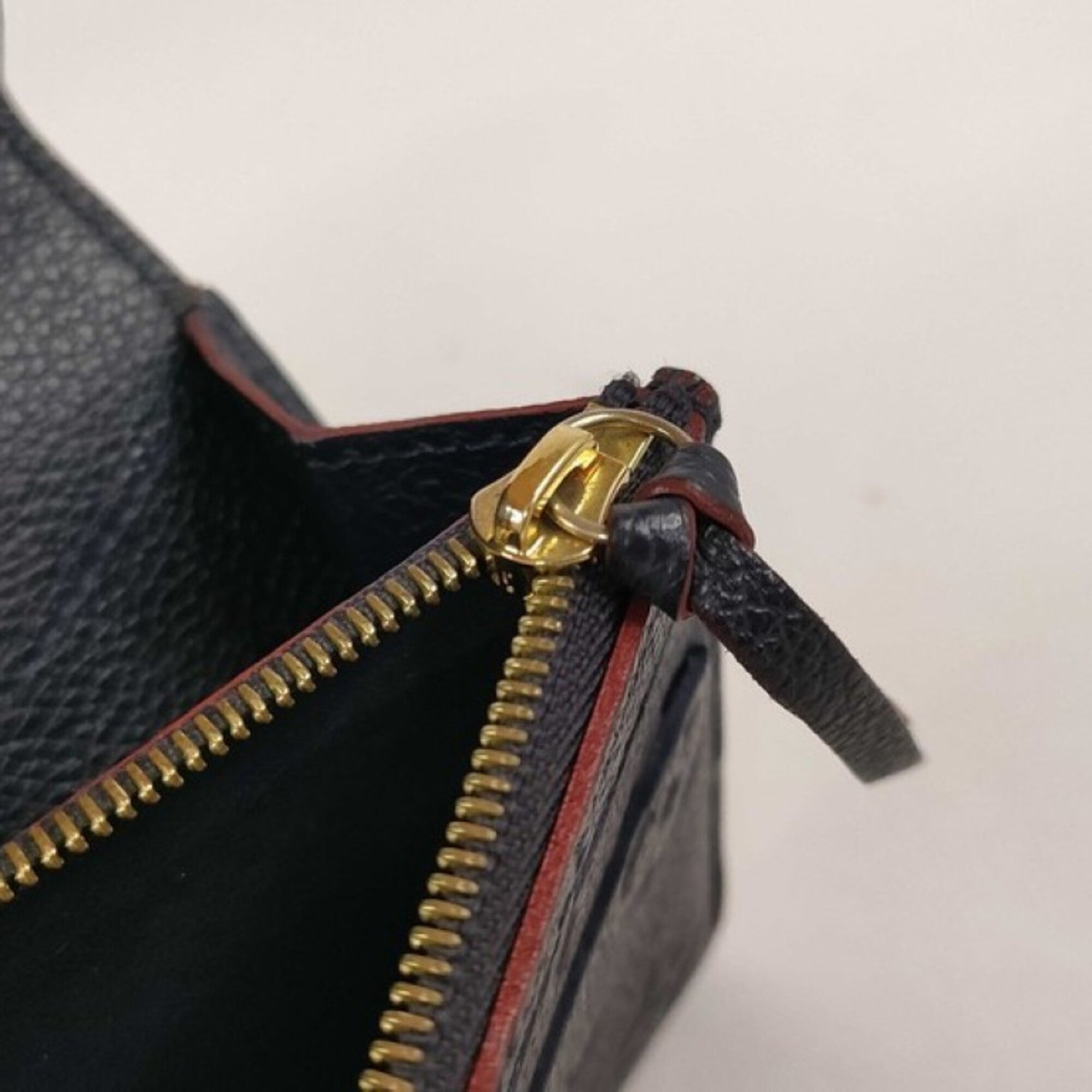Louis Vuitton Marine Rouge Monogram Empreinte Long Wallet (Bi-Fold) (Pre-Owned)