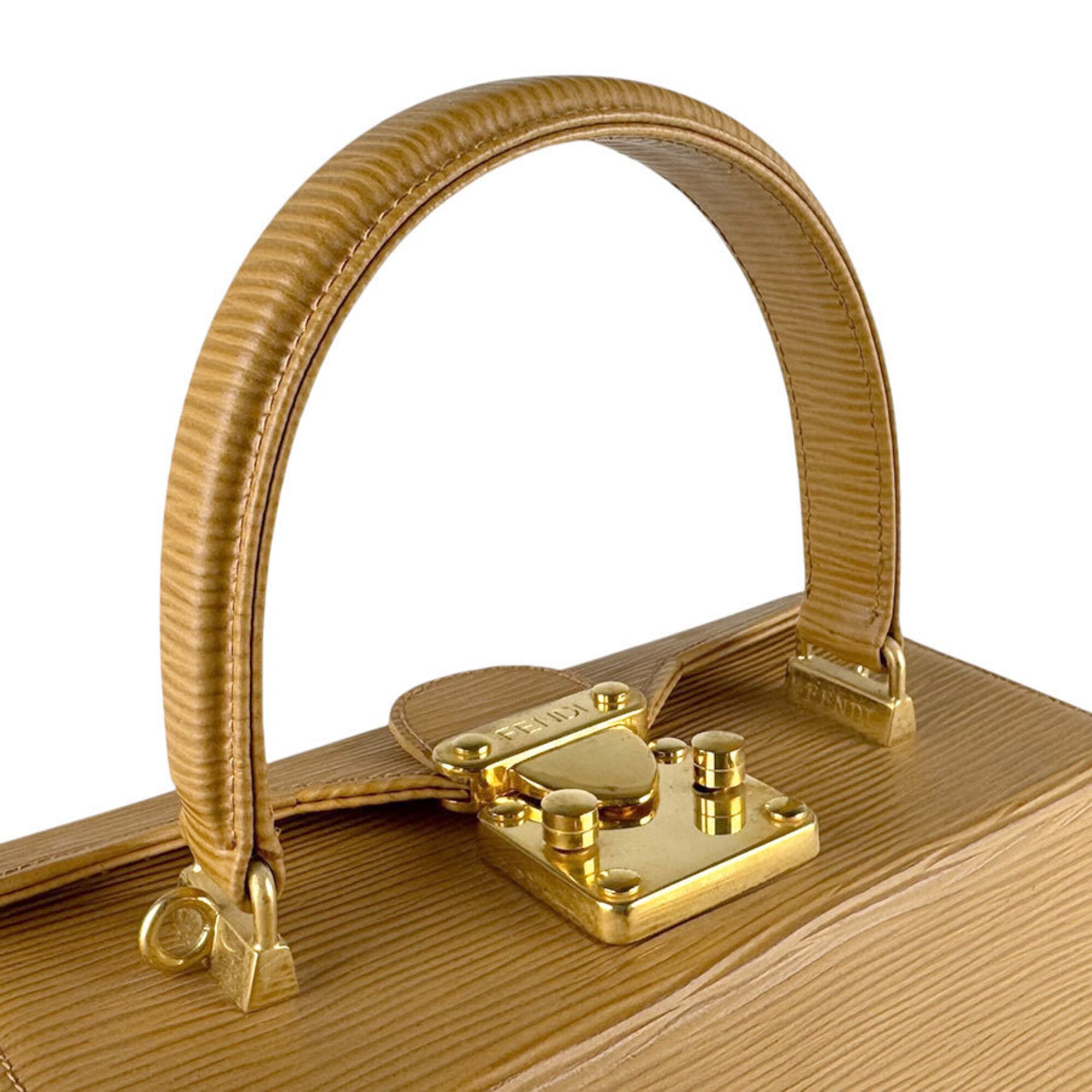 Fendi Beige Leather Handbag (Pre-Owned)