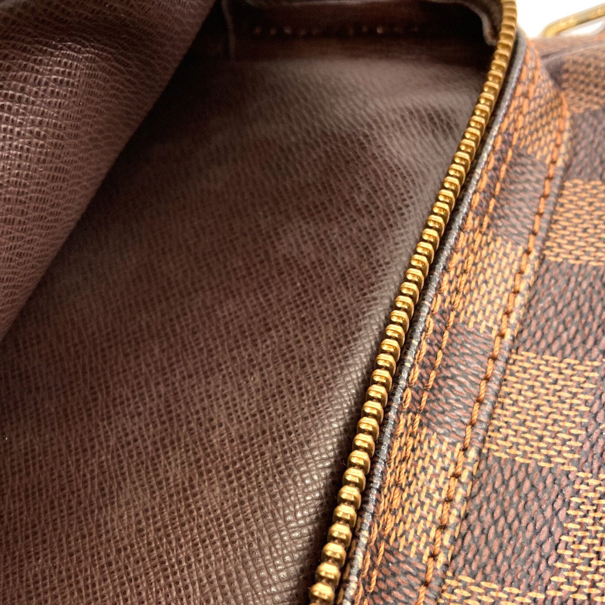 Louis Vuitton Damier Canvas Ebene Damier Canvas Shoulder Bag (Pre-Owned)