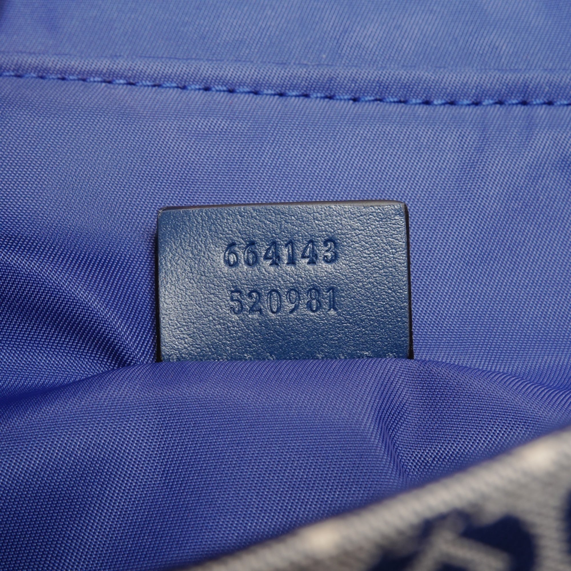 Gucci Blue Messenger Bag Shoulder Bag (Pre-Owned)