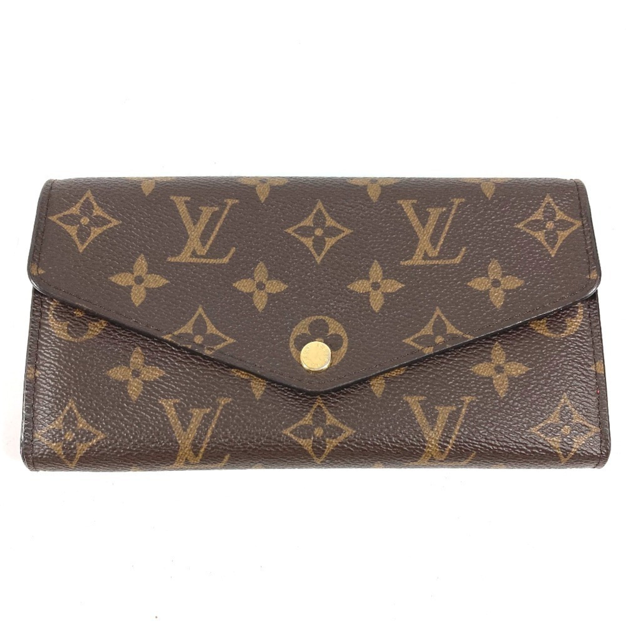 Louis Vuitton Brown Coquelicots Galle Monogram Monogram Long Wallet (Bi-Fold) (Pre-Owned)