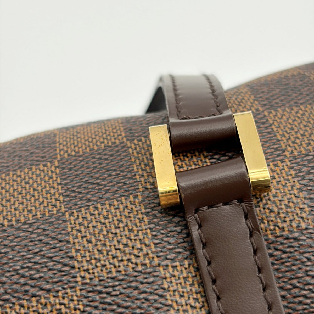 Louis Vuitton Damier Ebene Damier Canvas Handbag Tote Bag (Pre-Owned)