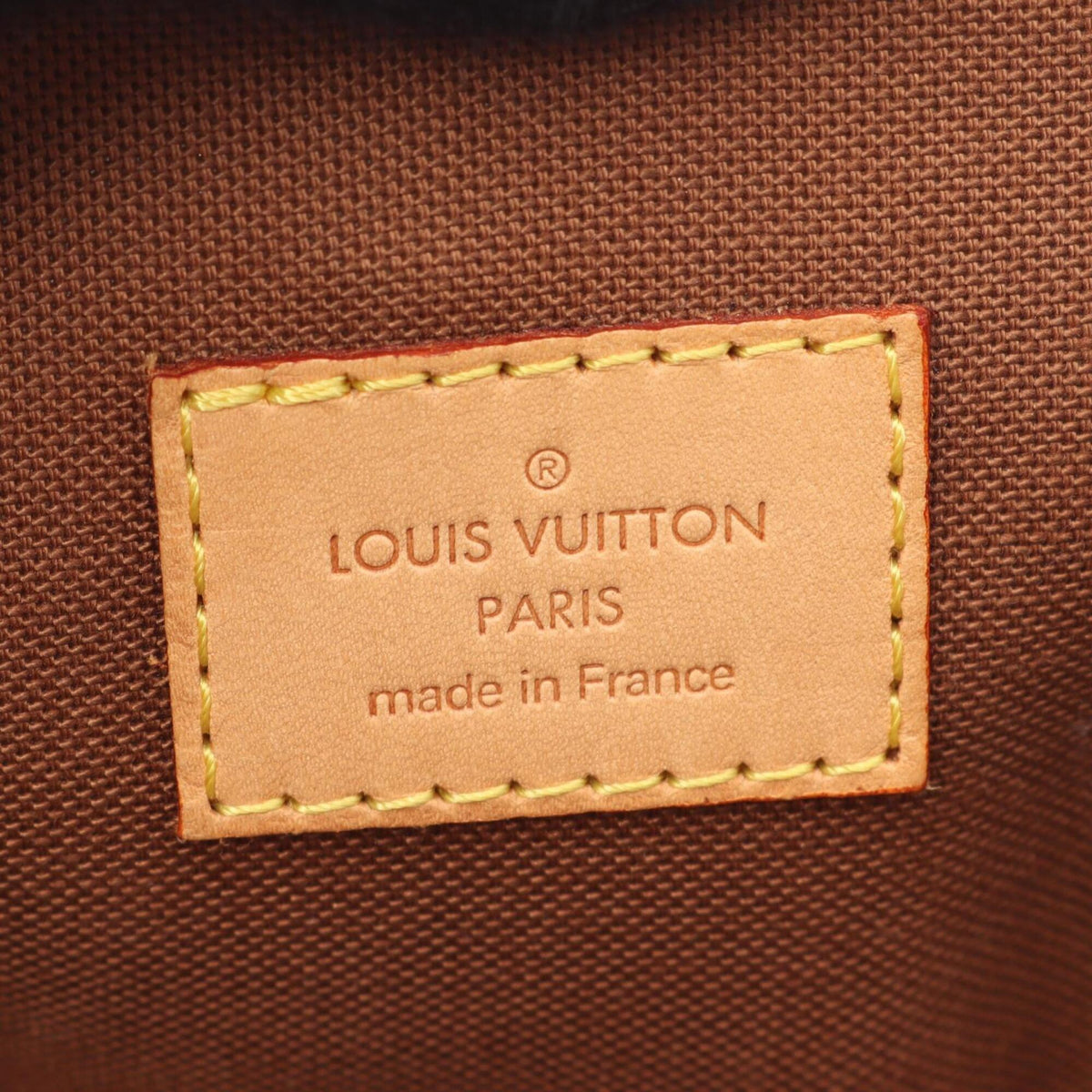 Louis Vuitton Brown Monogram Coated Canvas Leather Handbag (Pre-Owned)