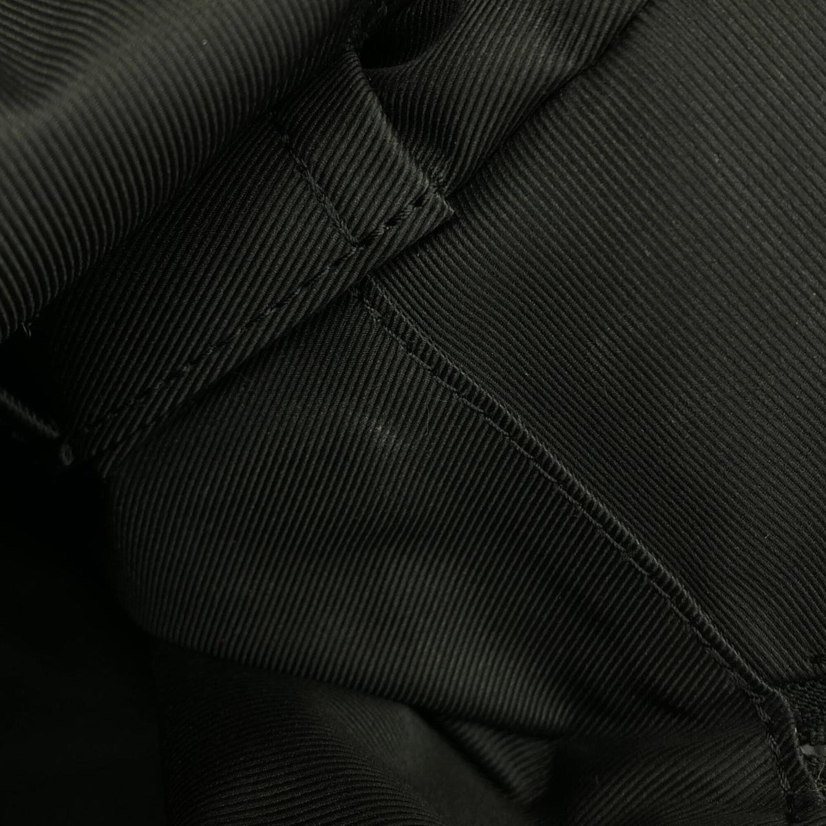 Louis Vuitton Black Coated Canvas Leather Backpack (Pre-Owned)