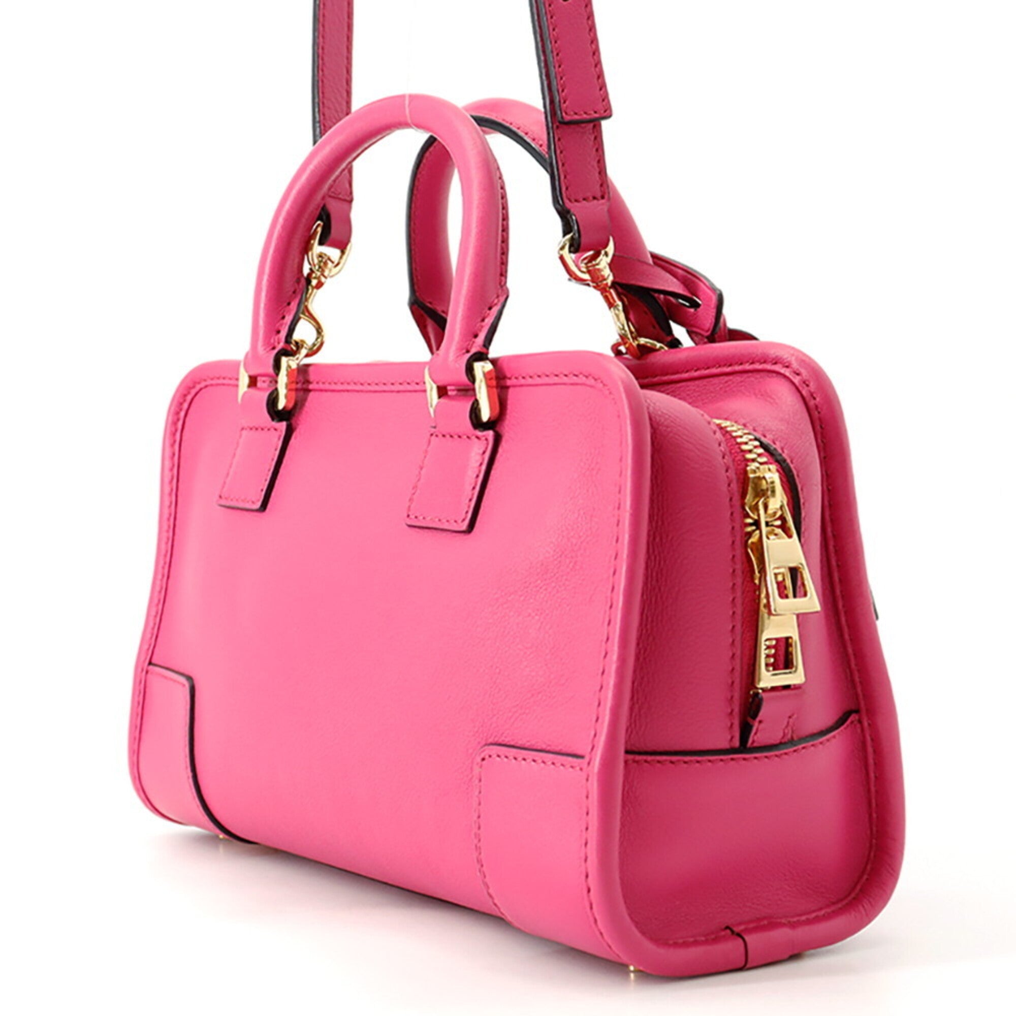 Loewe Pink Leather Handbag (Pre-Owned)