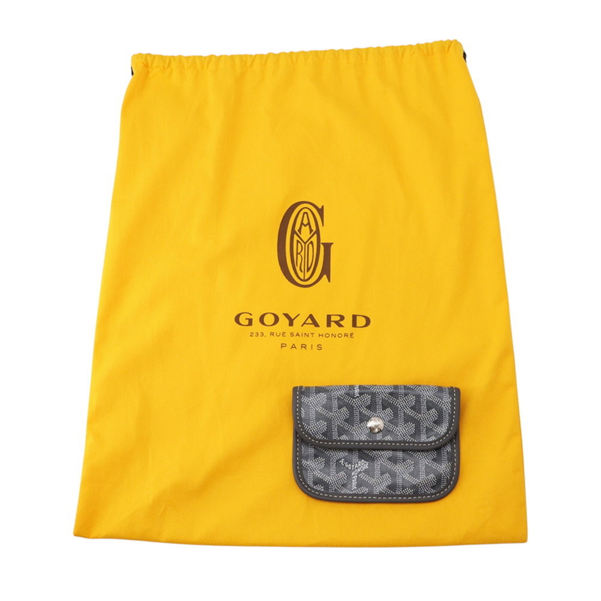 Goyard Gray Pvc Leather Handbag Pouch Tote Bag (Pre-Owned)