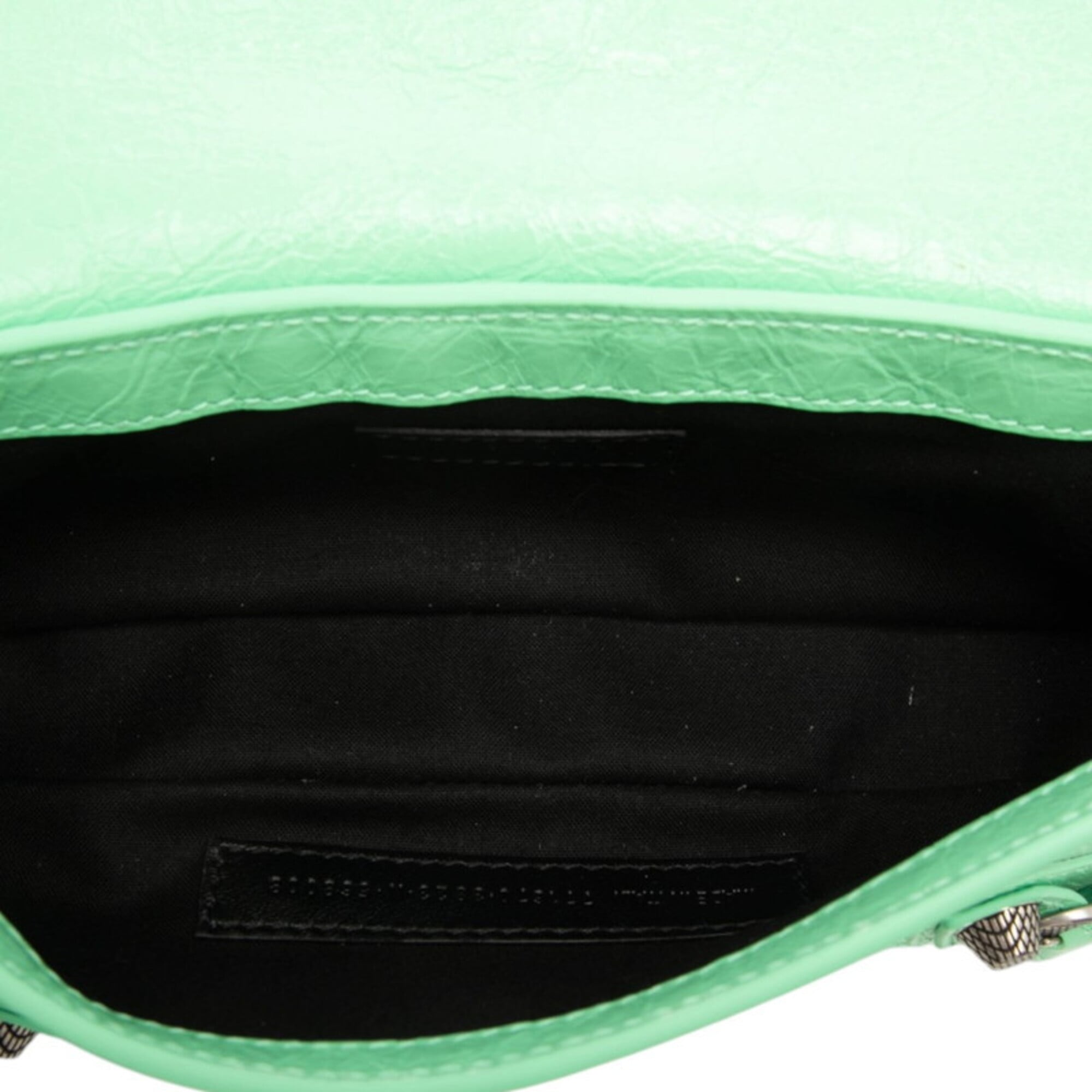 Balenciaga Green Leather Shoulder Bag (Pre-Owned)