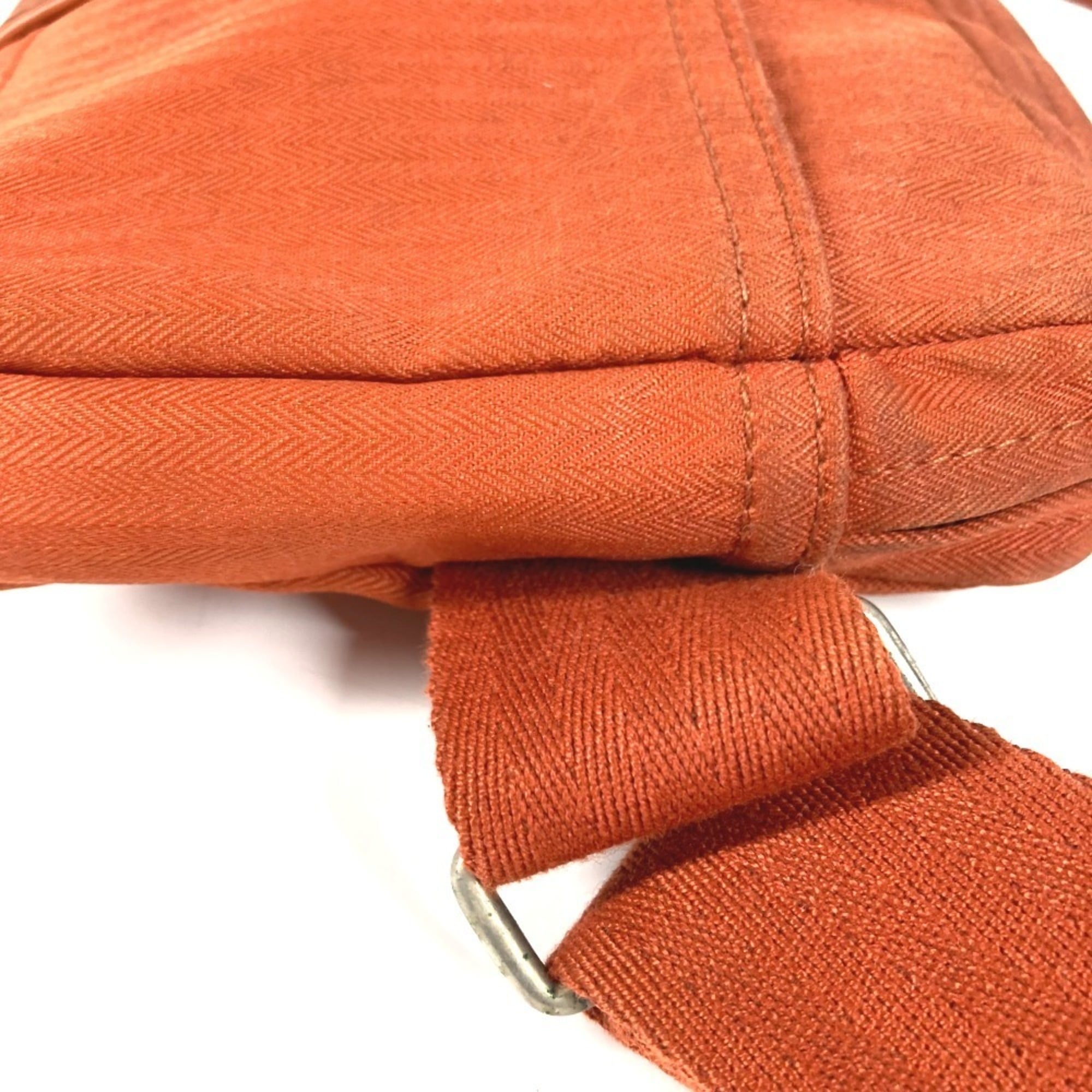 Hermes Acapulco Orange Polyamide Cotton Fanny Pack Shoulder Bag (Pre-Owned)