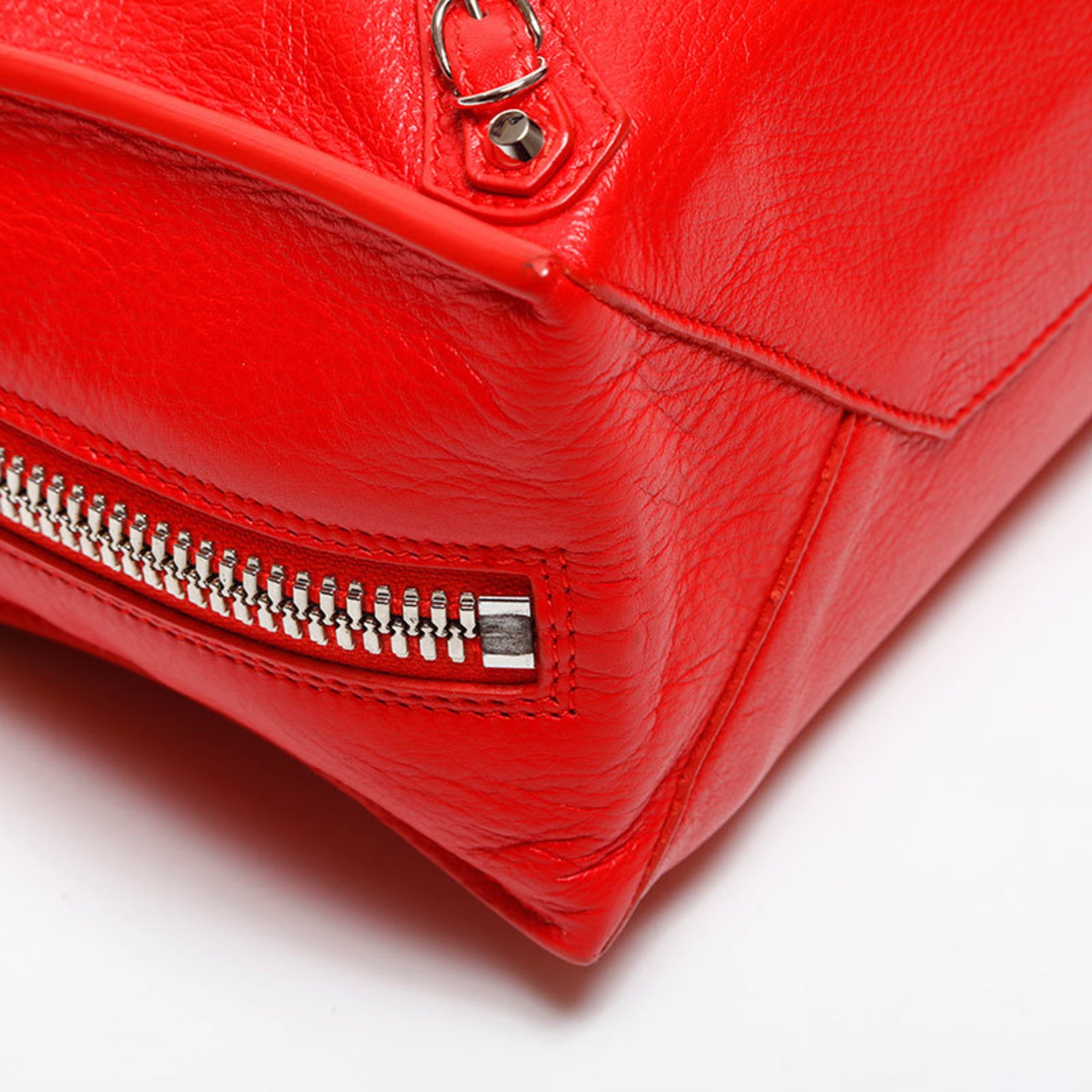 Balenciaga Paper Red Color Paper Handbag (Pre-Owned)