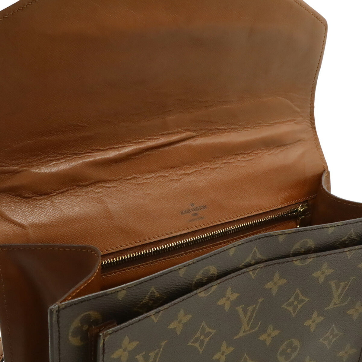 Louis Vuitton Brown Galle Monogram Monogram Handbag Shoulder Bag (Pre-Owned)