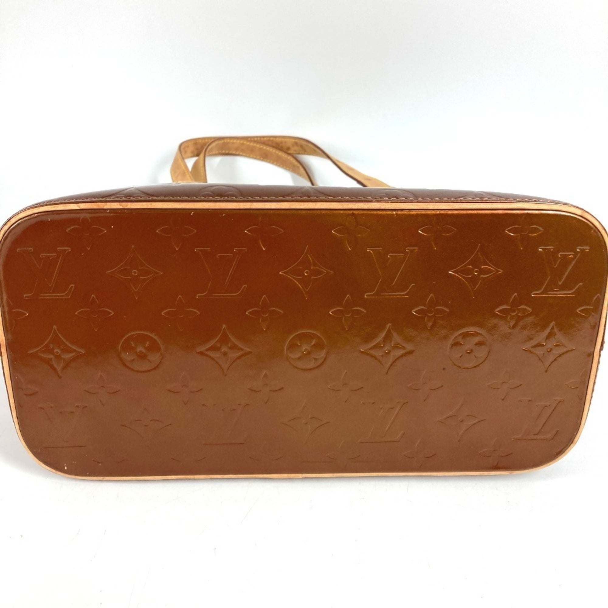 Louis Vuitton Bronze Brown Monogram Vernis Shoulder Bag Tote Bag (Pre-Owned)