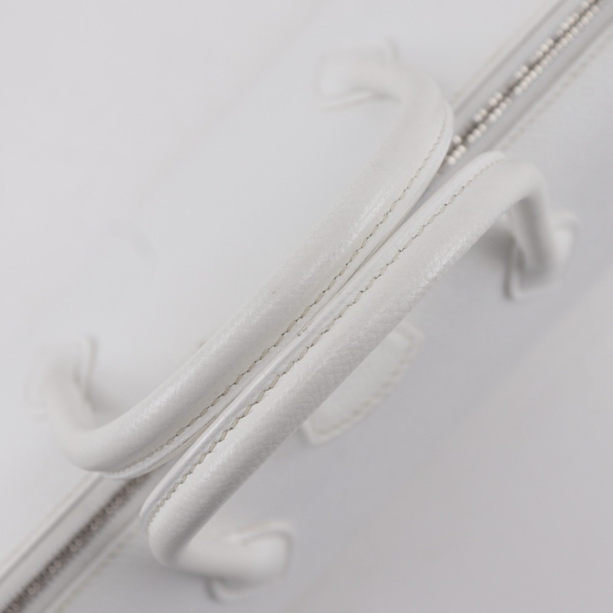 Hermes White Epsom Leather Handbag (Pre-Owned)