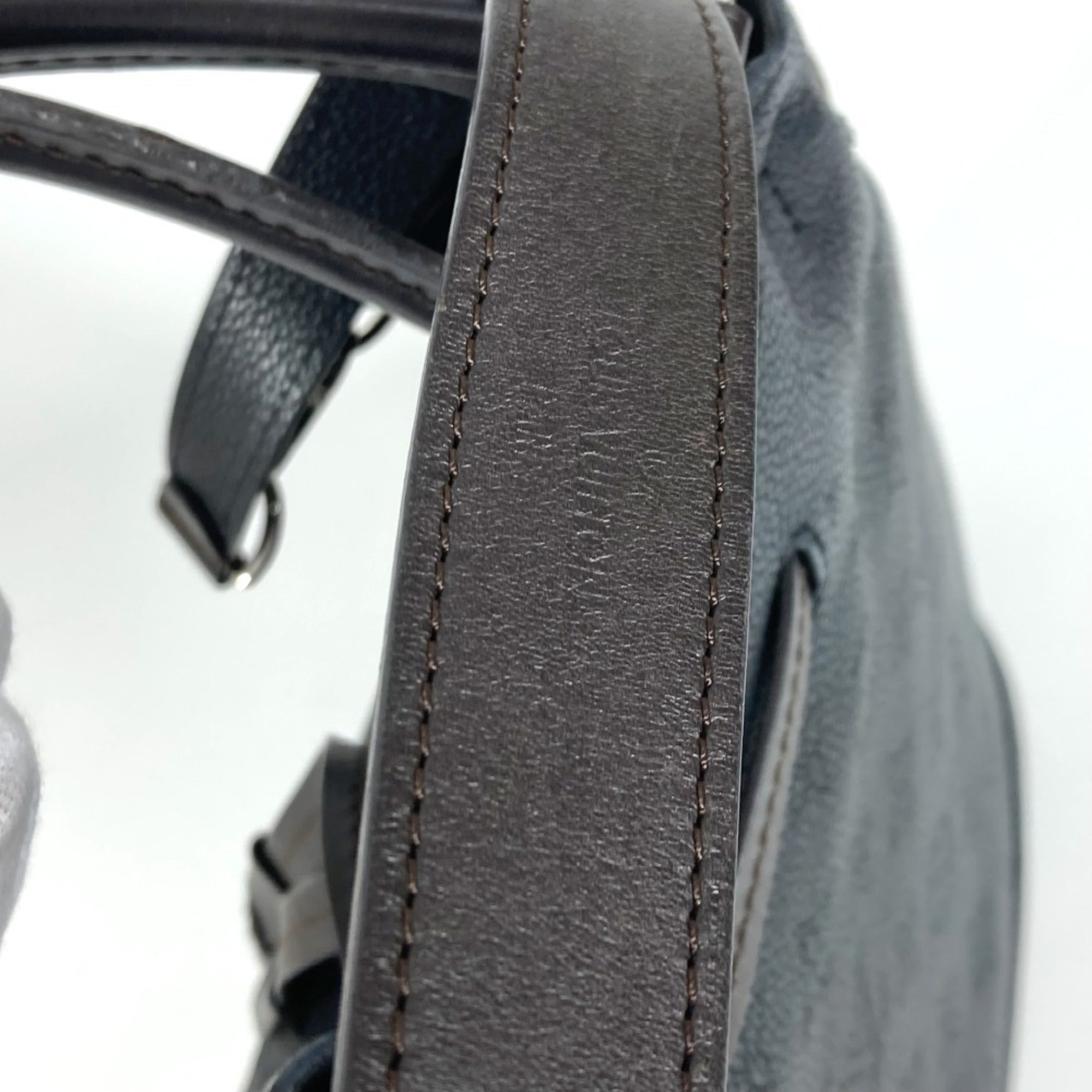 Louis Vuitton Black Noir Monogram Mahina Leather Leather Handbag Shoulder Bag Tote Bag (Pre-Owned)