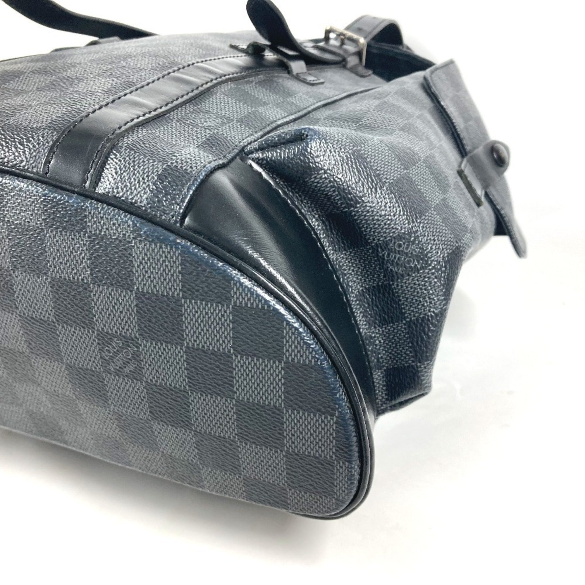 Louis Vuitton Black Damier Graphite Backpack (Pre-Owned)