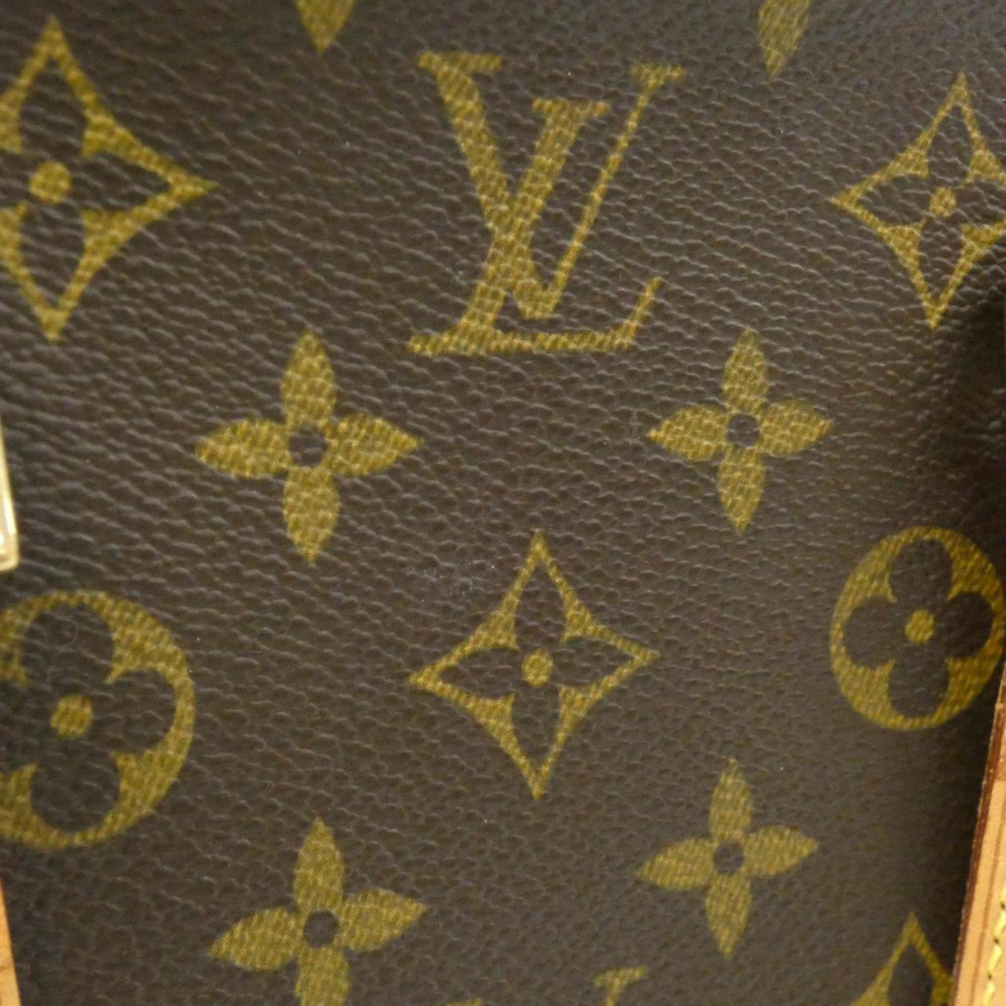 Louis Vuitton Brown Coated Canvas Handbag (Pre-Owned)