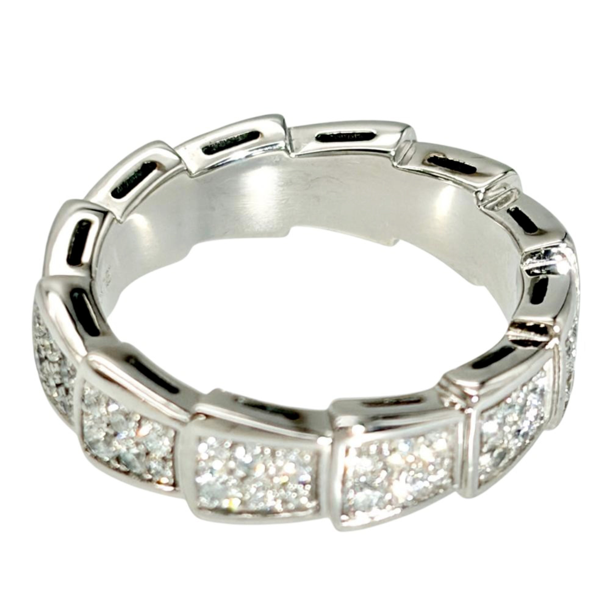 Bvlgari Serpenti White Gold (18K) Band Ring (Pre-Owned)