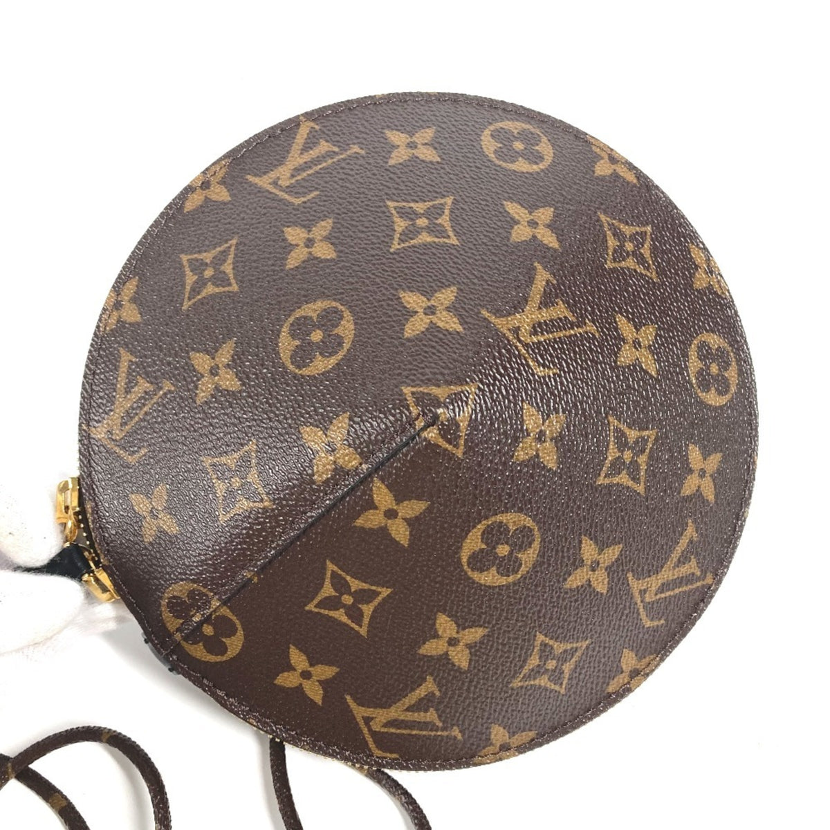 Louis Vuitton Brown Monogram Monogram Handbag Pouch Shoulder Bag (Pre-Owned)