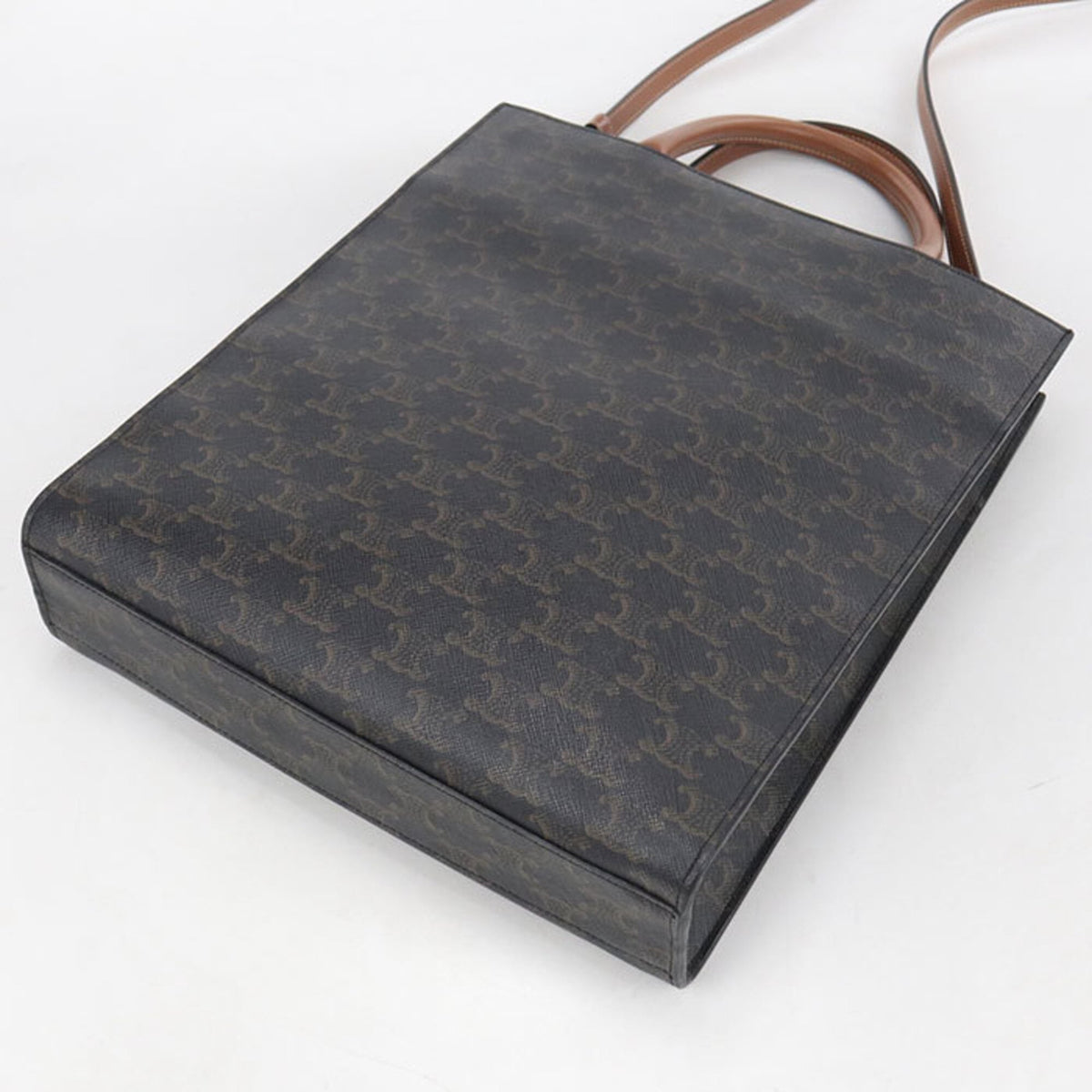 Celine Brown Pvc Tote Bag (Pre-Owned)