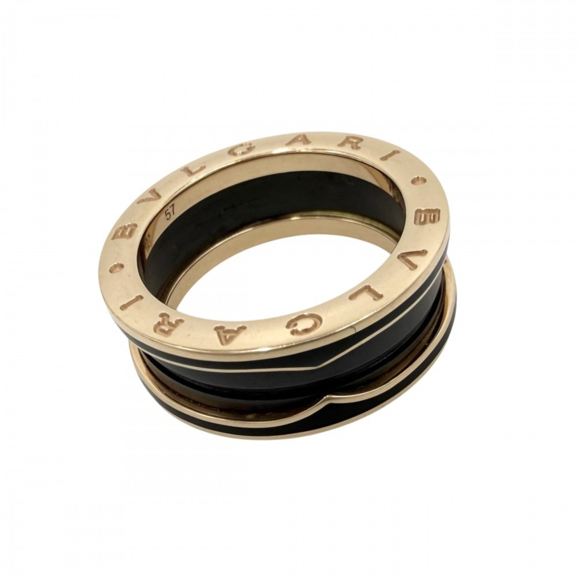 Bvlgari Pink Gold (18K) Ceramic Band Ring (Pre-Owned)