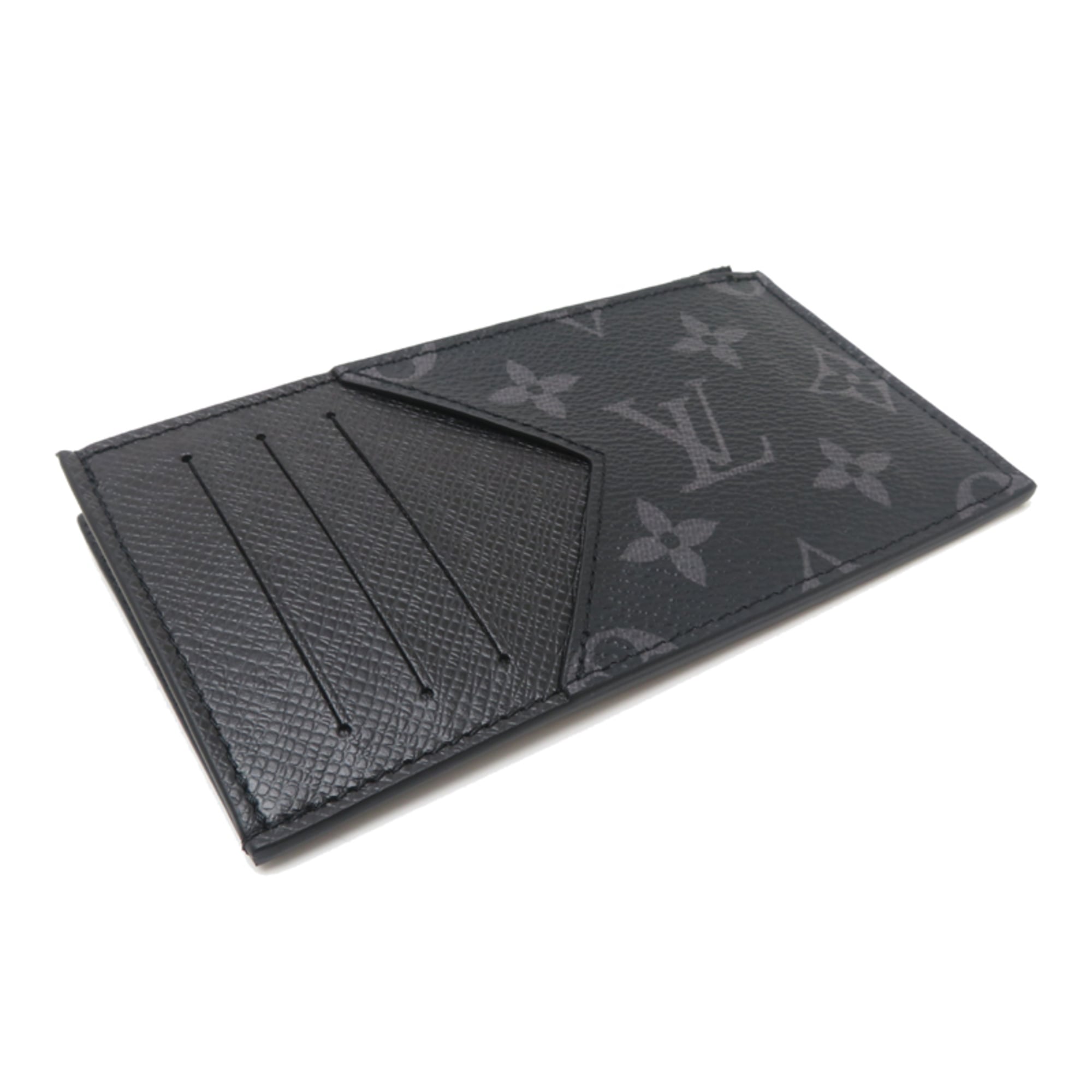 Louis Vuitton Black Monogram Eclipse Coin Purse/Coin Case (Pre-Owned)