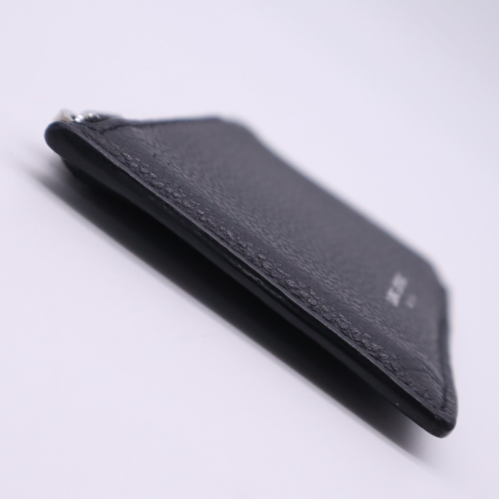 Yves Saint Laurent Black Leather Coin Purse/Coin Case (Pre-Owned)