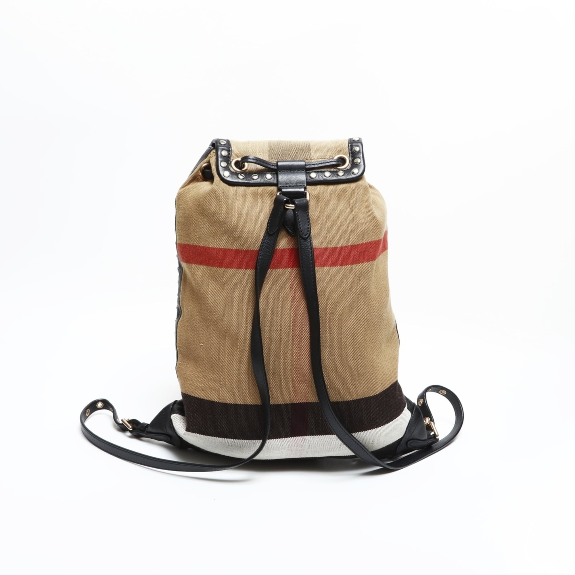 Burberry Beige Canvas Backpack (Pre-Owned)