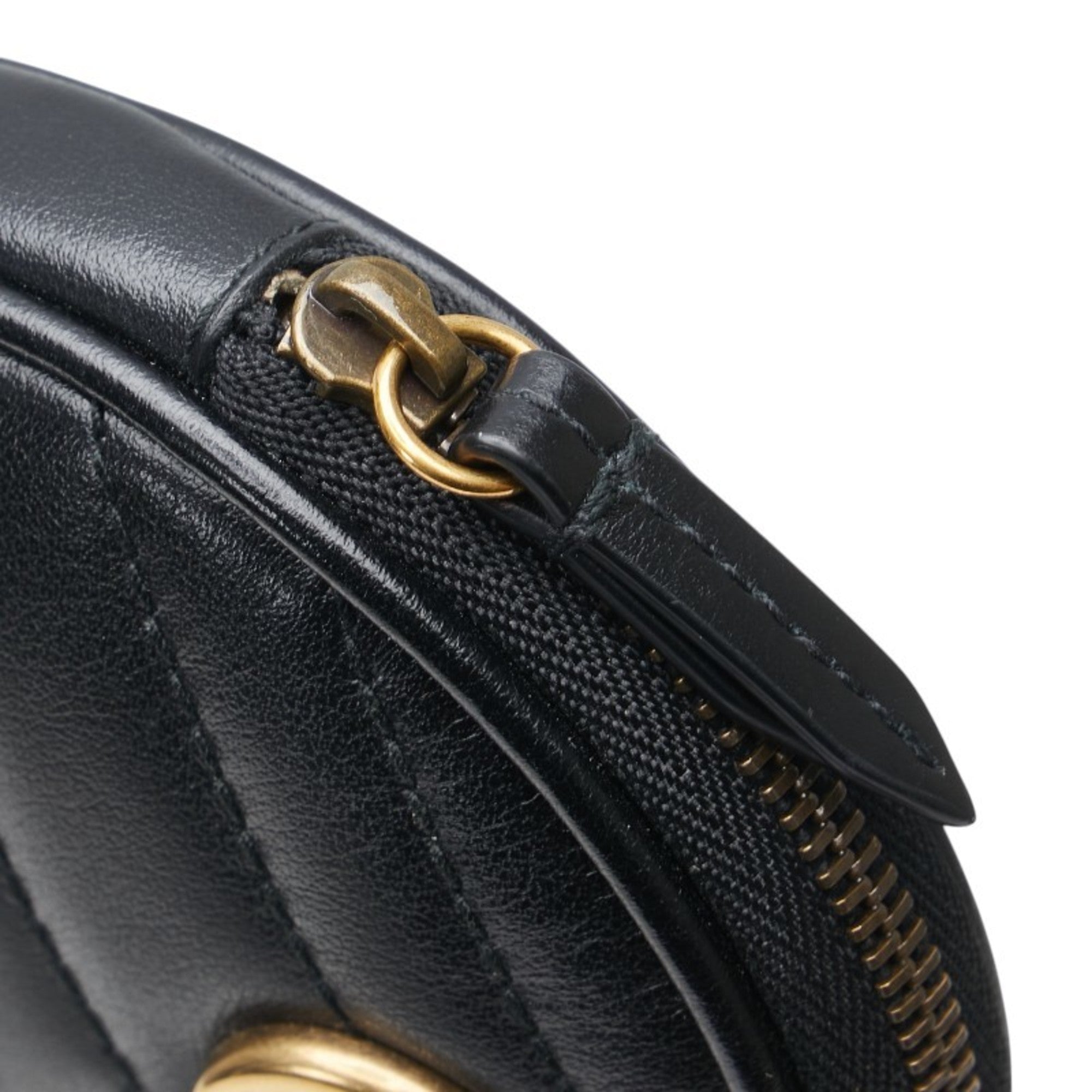 Gucci Black Leather Coin Purse/Coin Case (Pre-Owned)