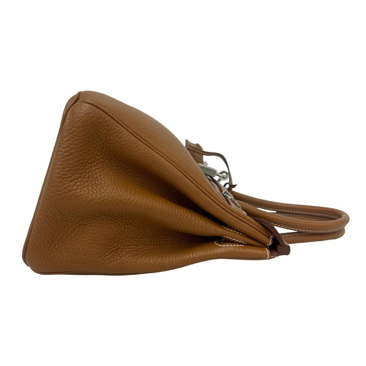 Hermes Brown Togo Leather Handbag (Pre-Owned)