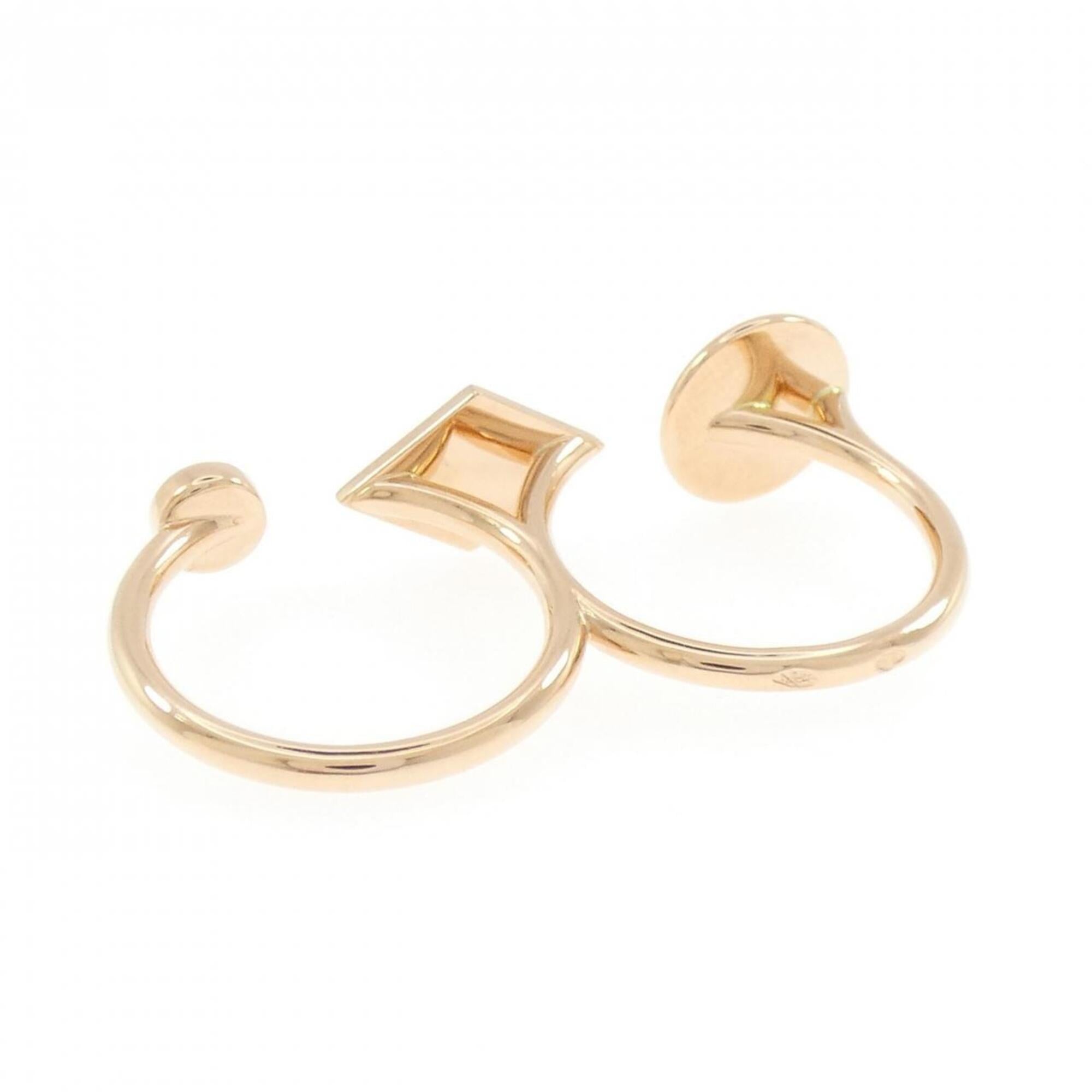 Hermes Pink Gold Pink Gold (18K) Band Ring (Pre-Owned)