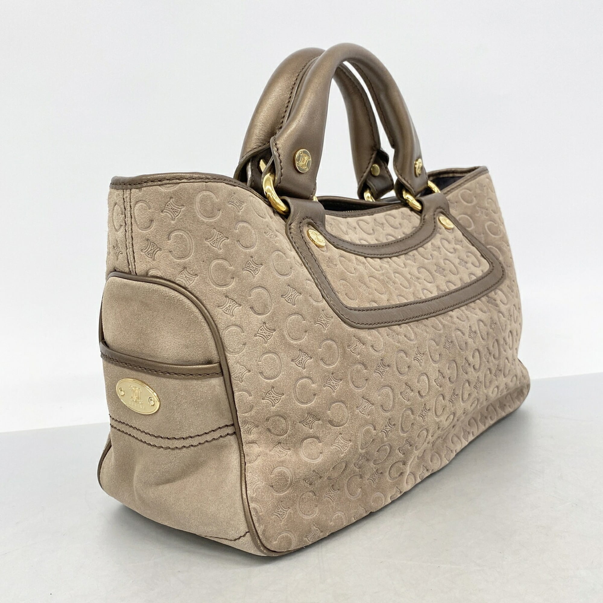 Celine Brown Suede Handbag (Pre-Owned)
